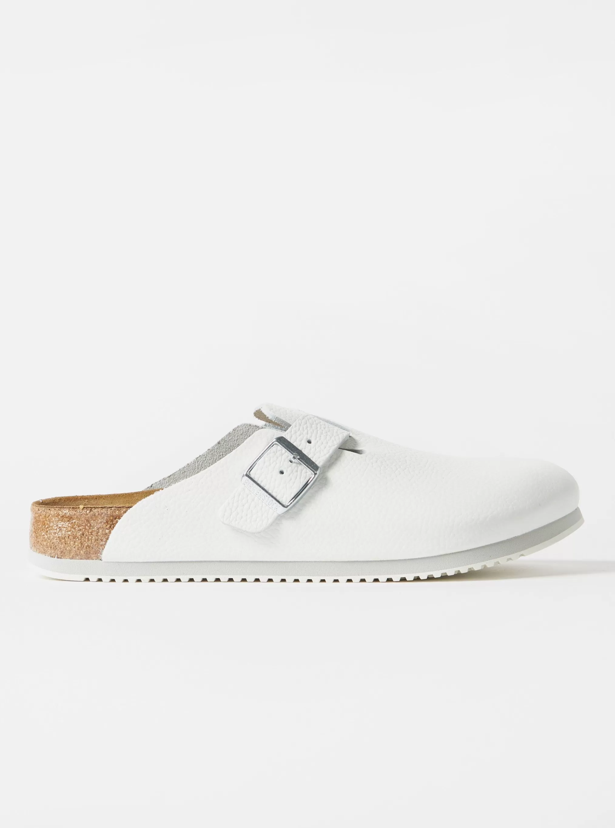 Footwear.^Universal Works Birkenstock Supergrip Boston In White Natural Leather