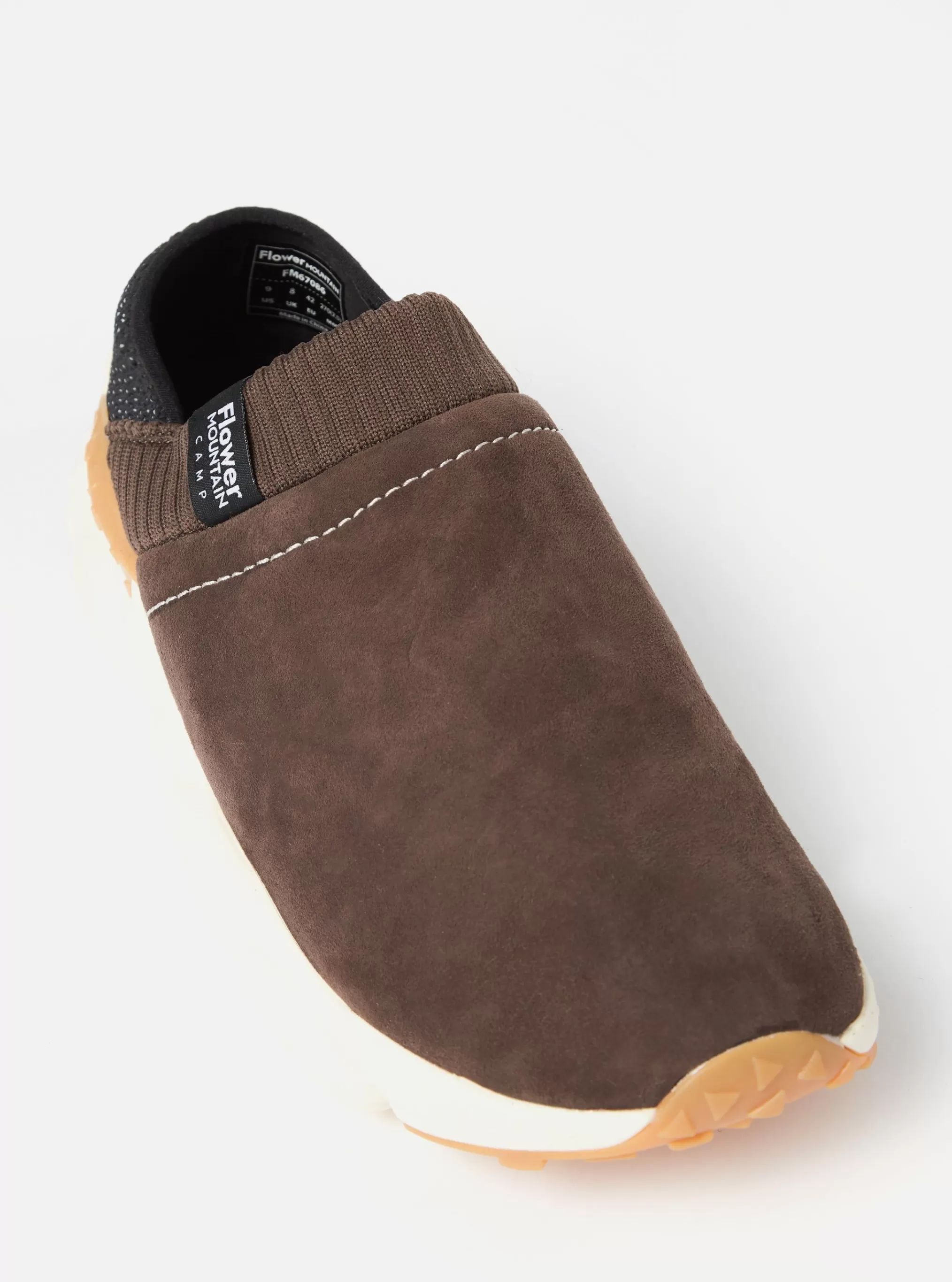 Footwear.^Universal Works Flower Mountain Camp Uni In Brown Eco Moulton Leather/Shearling