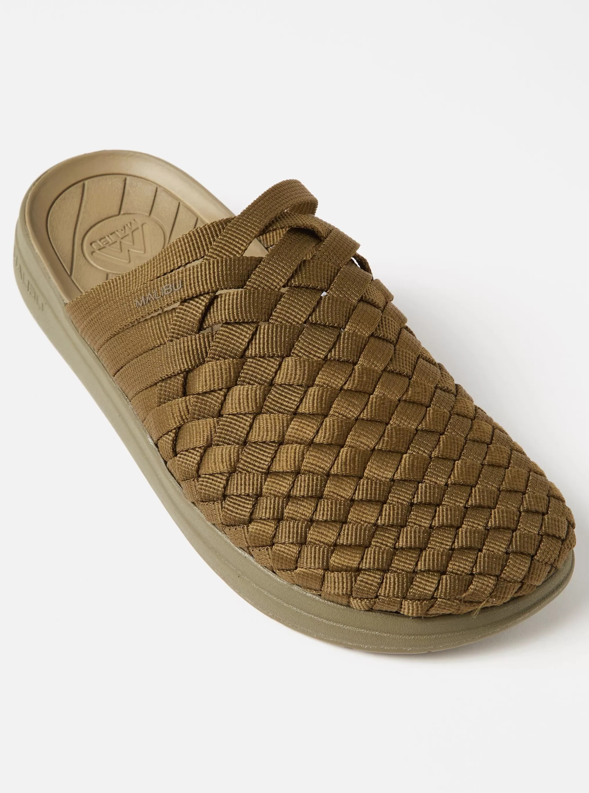 Footwear.^Universal Works Malibu Colony Classic In Olive Nylon