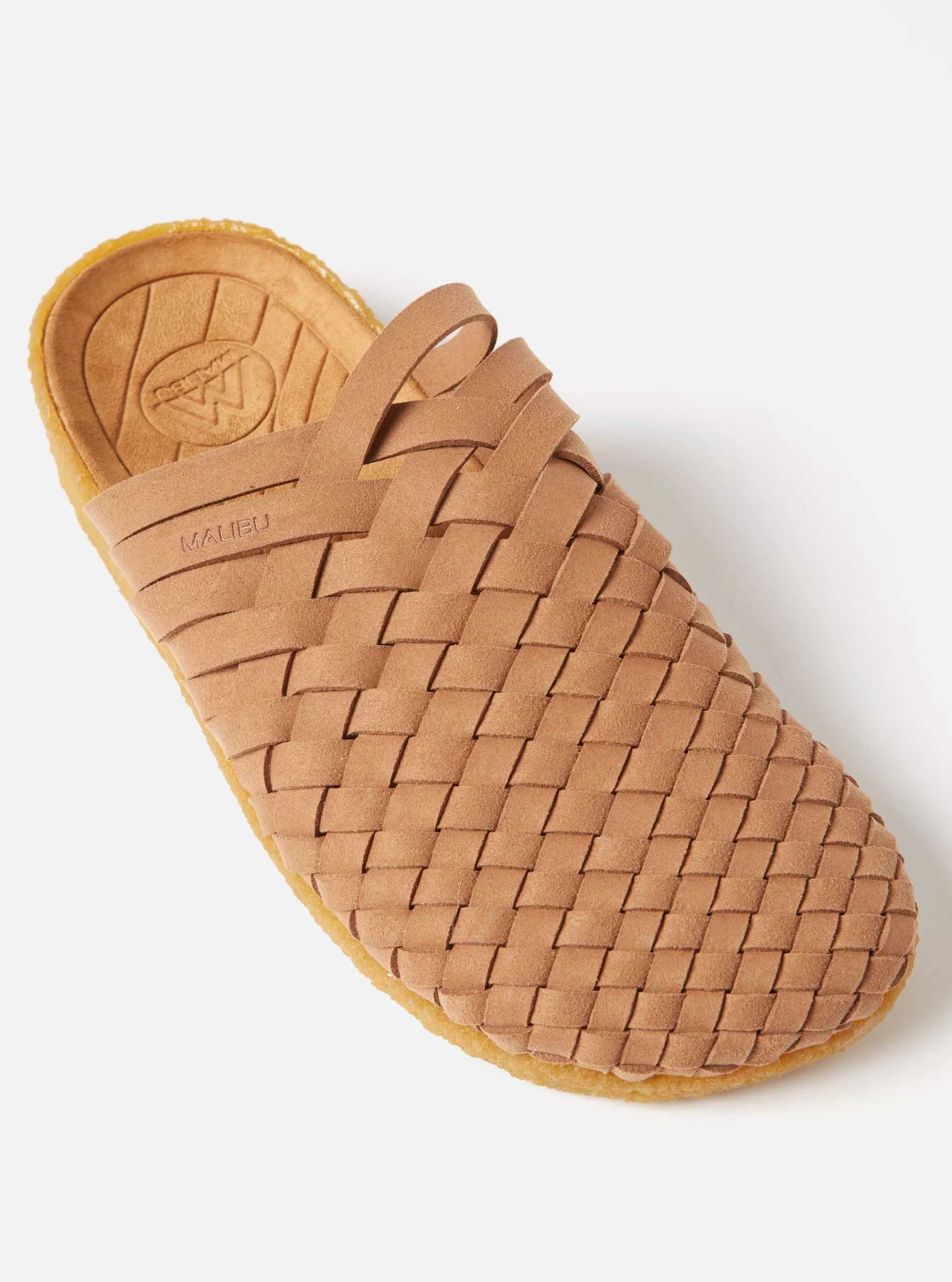 Footwear.^Universal Works Malibu Colony Classic Sandal In Walnut/Tan Vegan Leather/Crepe