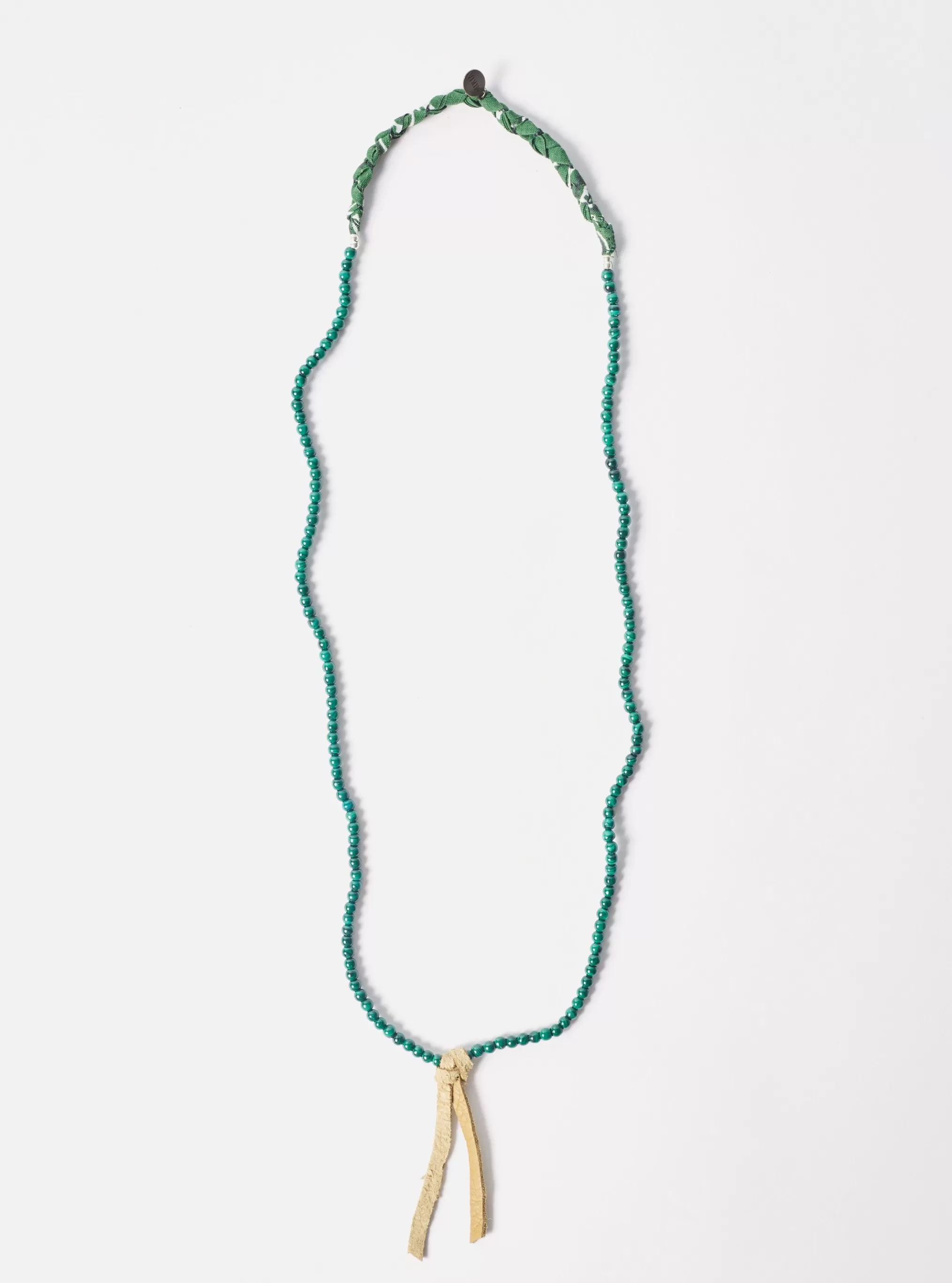 Jewellery.^Universal Works Mikia Necklace In Malachite 4Mm Stone/Heishi Bead/Bandana