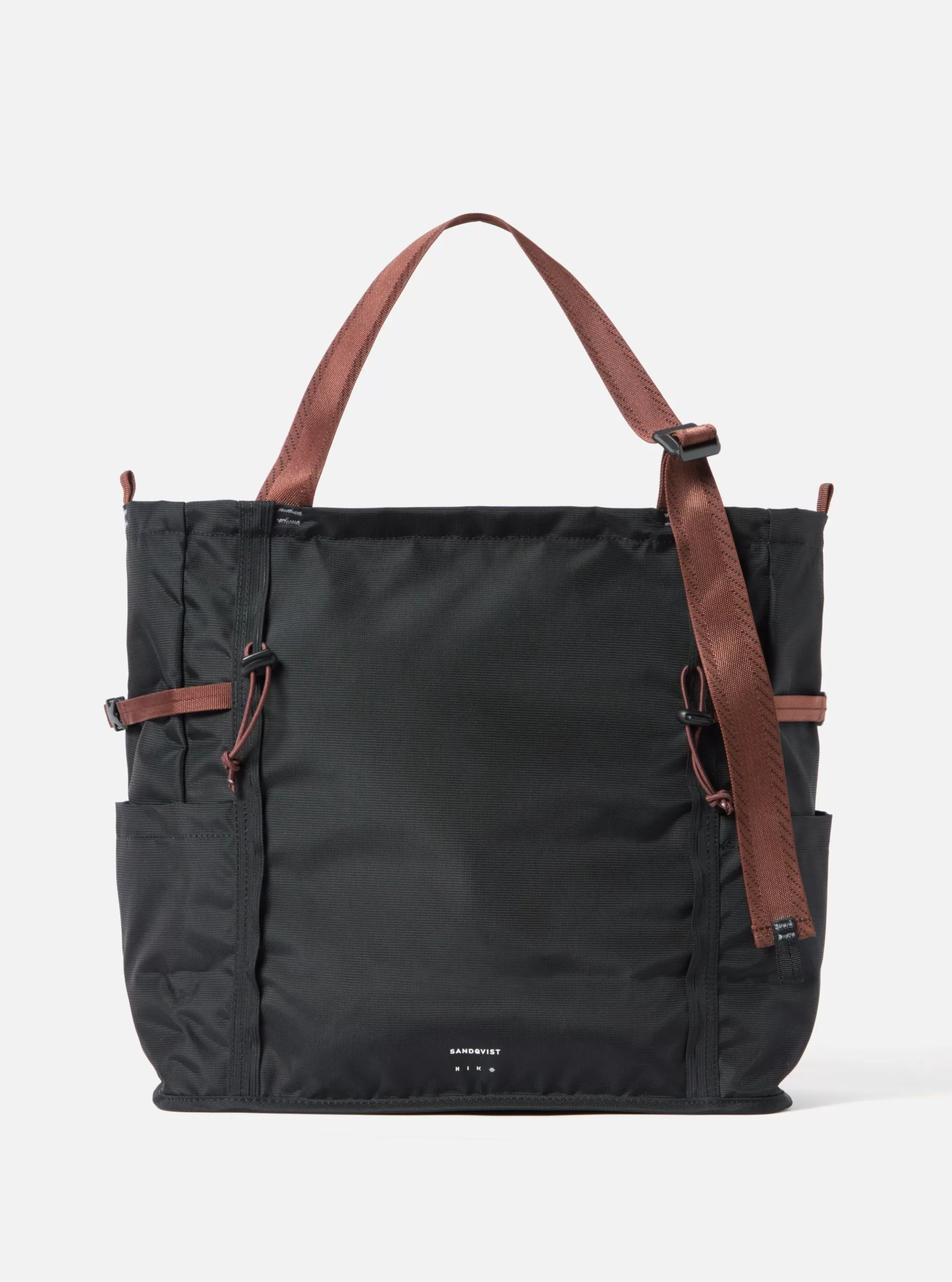 Accessories.^Universal Works Sandqvist River Hike Tote Bag In Black Recycled Nylon