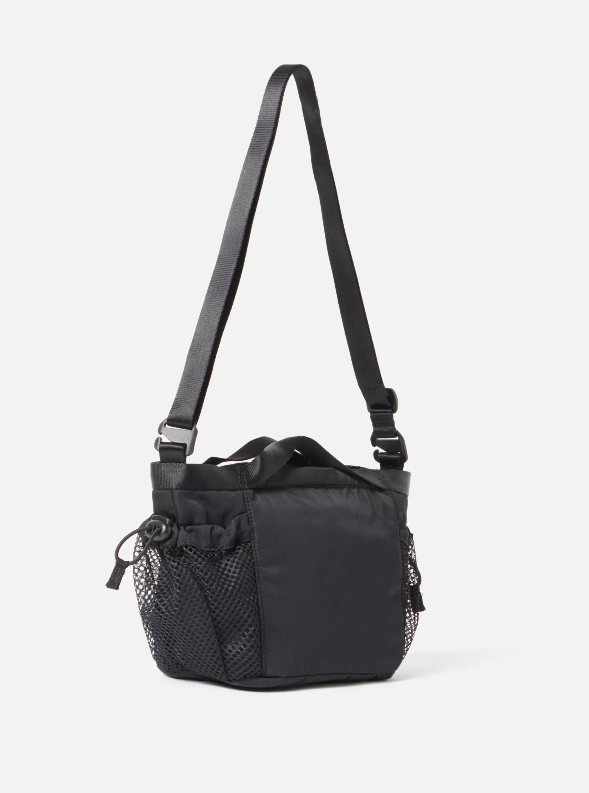 Accessories.^Universal Works Sandqvist 'Stevie' Crossbody Bag In Black Recycled Nylon