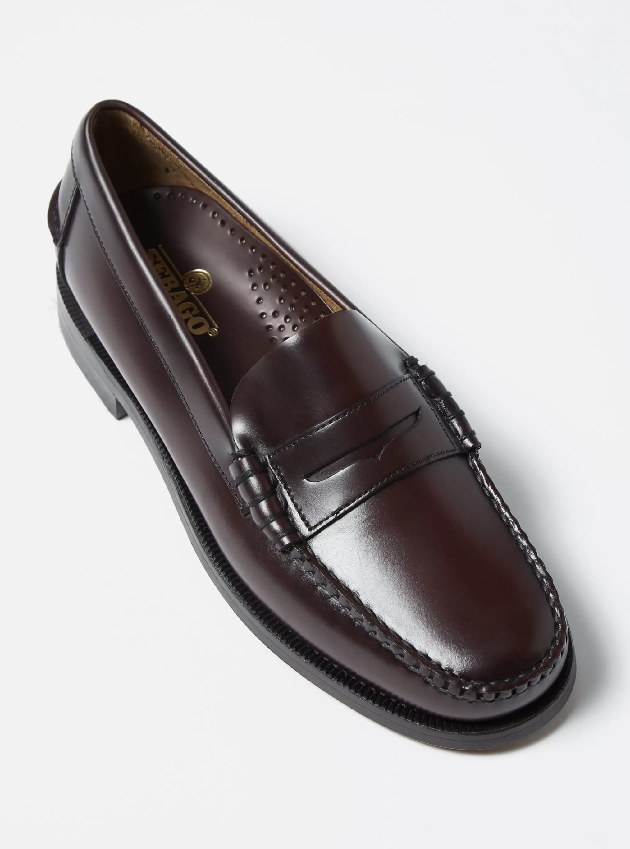 Footwear.^Universal Works Sebago 'Dan' Penny Loafer In Burgundy Leather