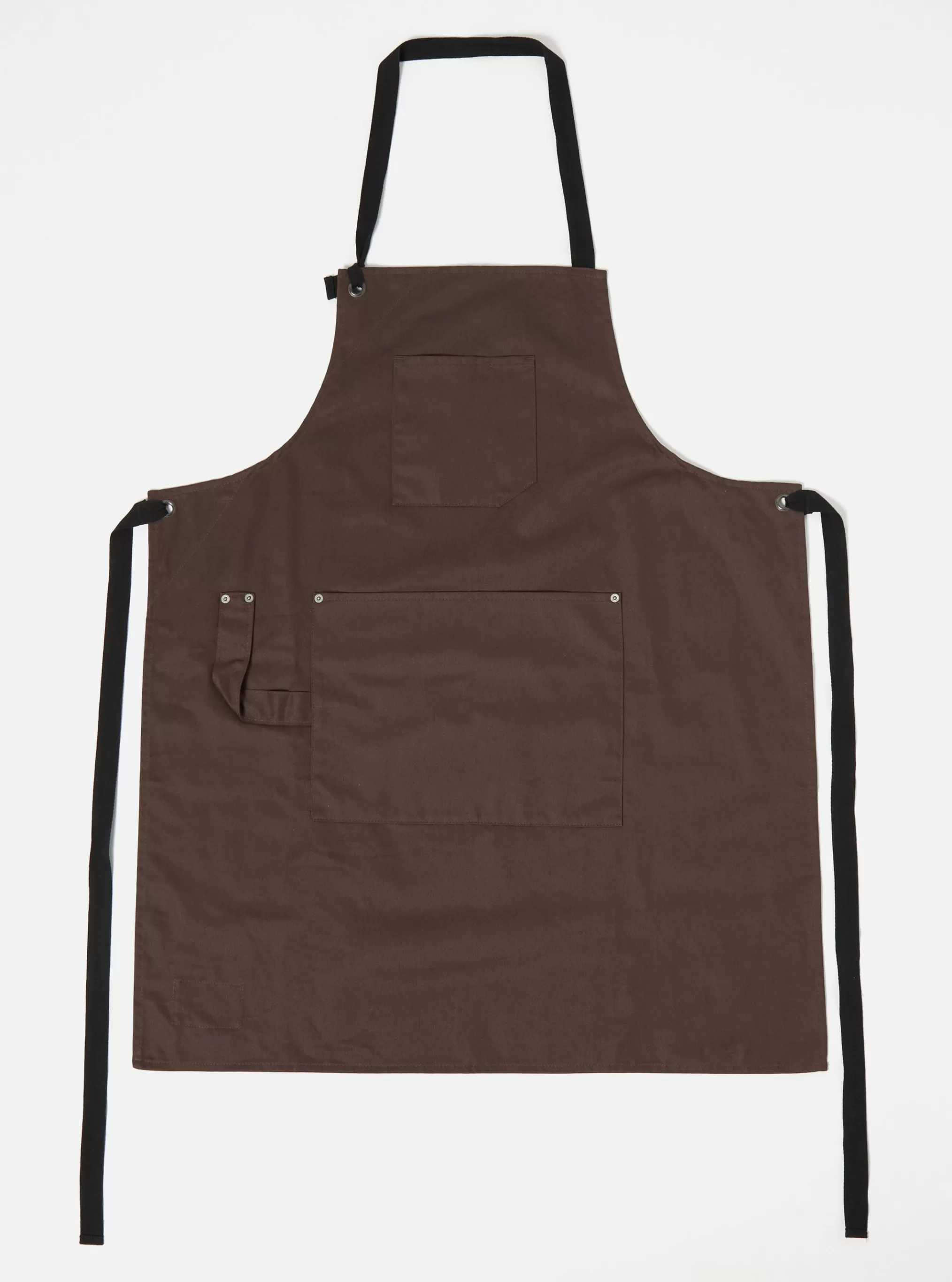 Accessories.^Universal Works Apron In Brown Byron Twill