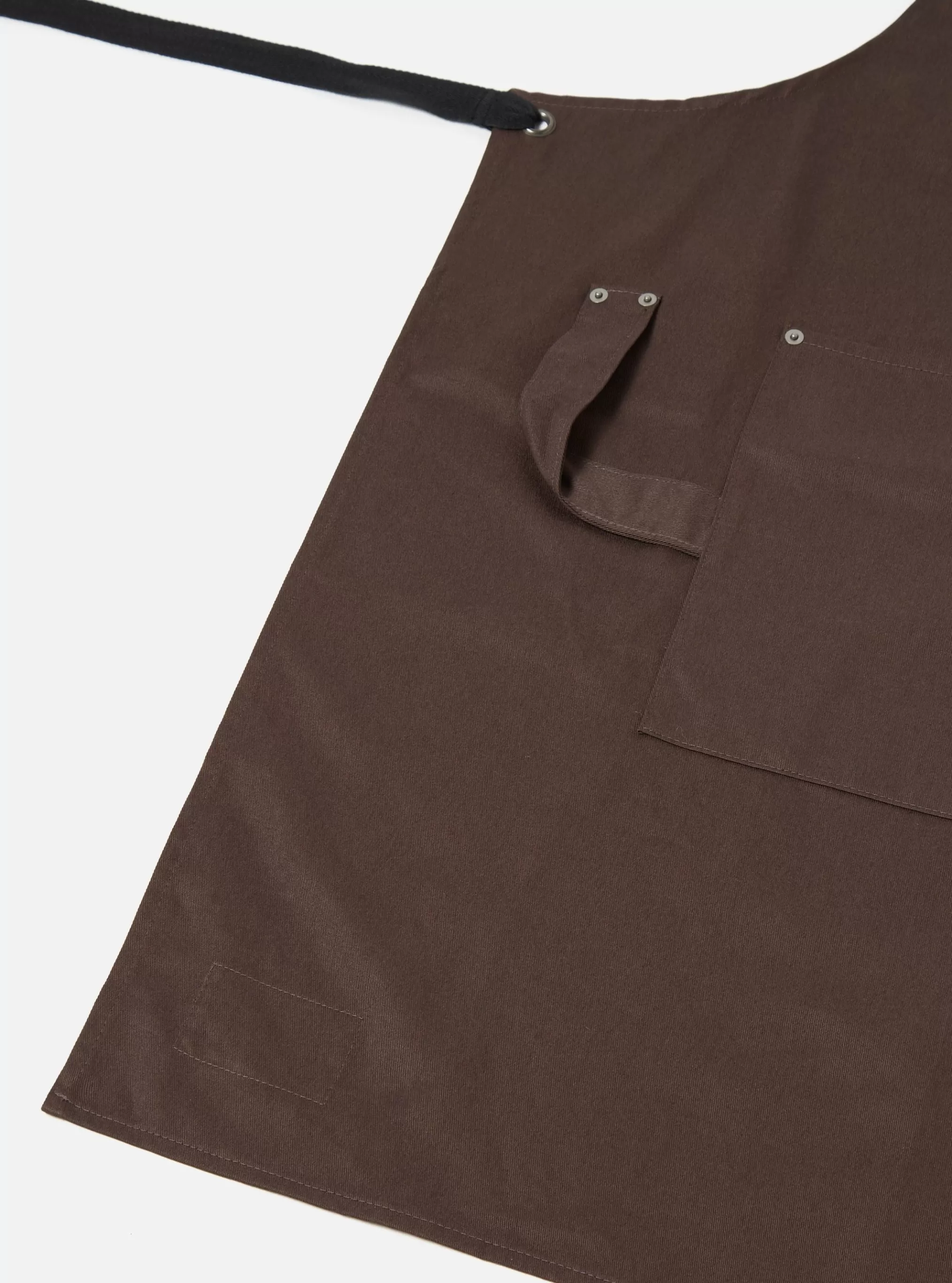 Accessories.^Universal Works Apron In Brown Byron Twill