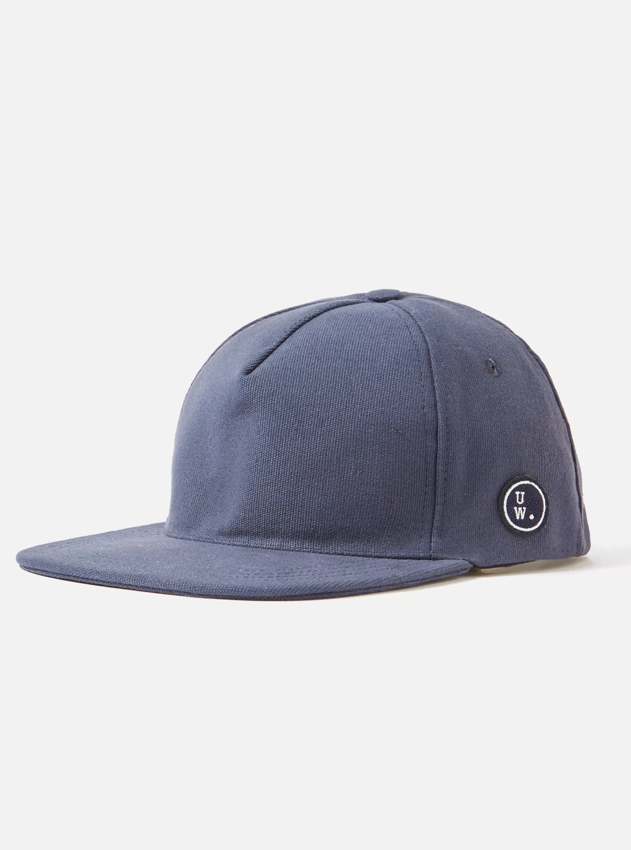 Accessories.^Universal Works Baseball Hat In Navy Canvas