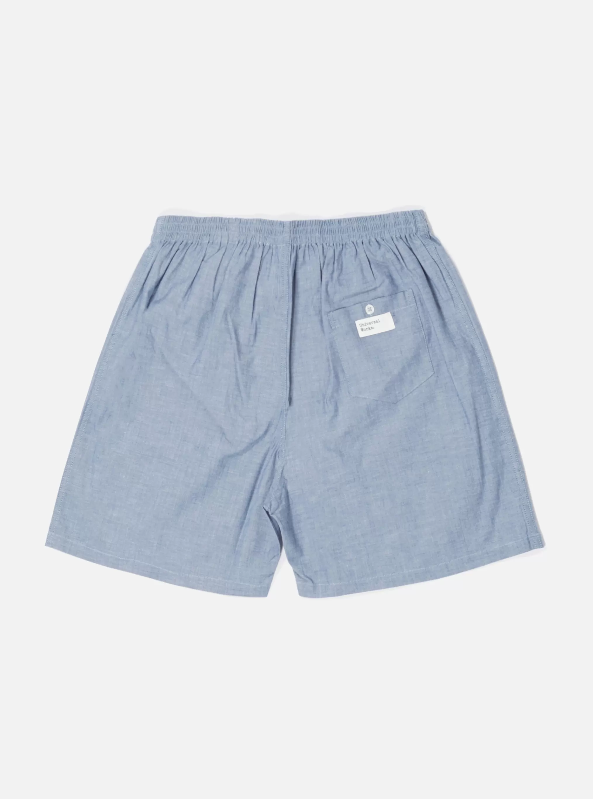 Underwear & Socks.^Universal Works Boxer Short In Chambray Cotton