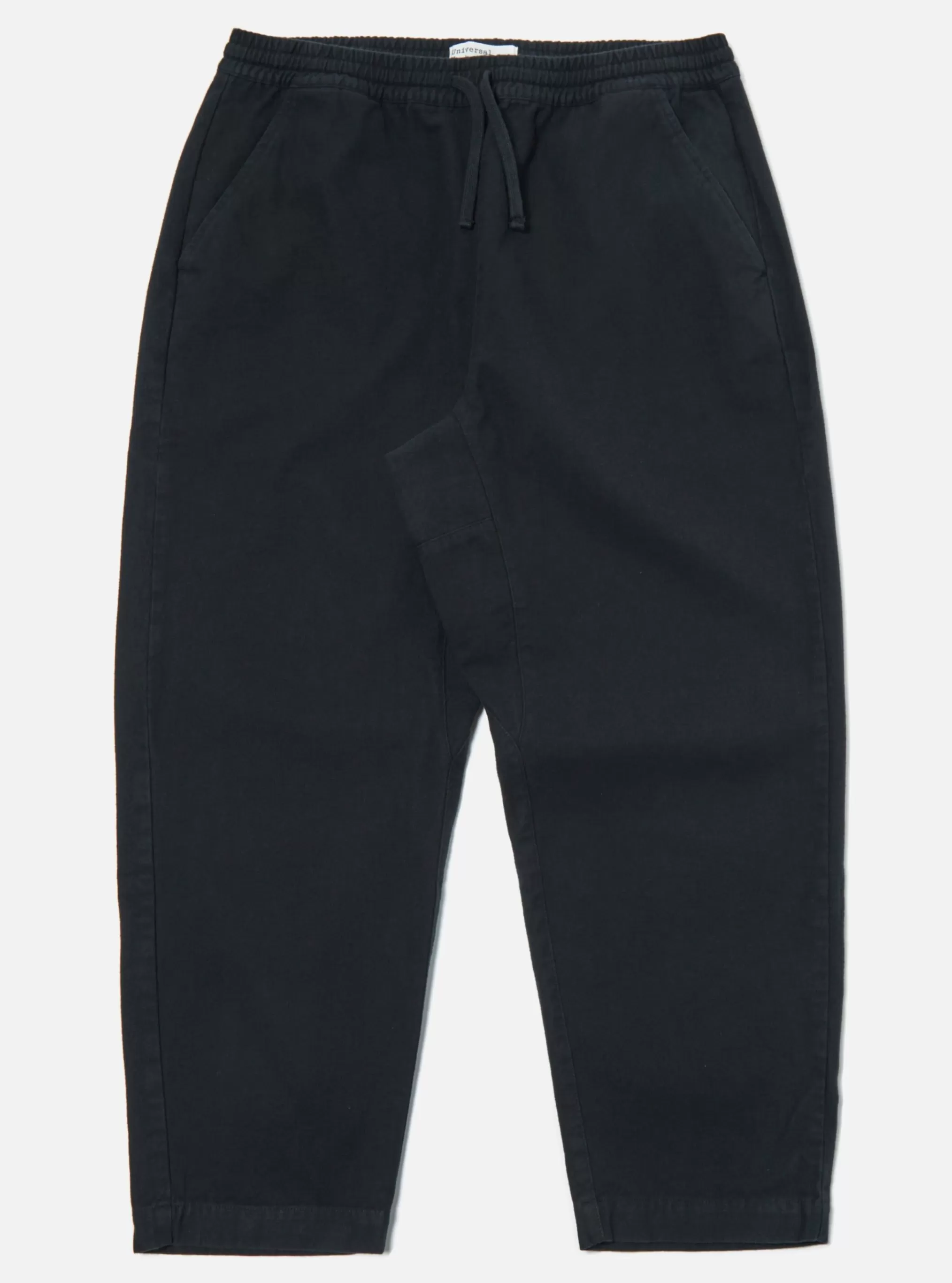 Suiting.^Universal Works Braga Pant In Black Nebraska Cotton