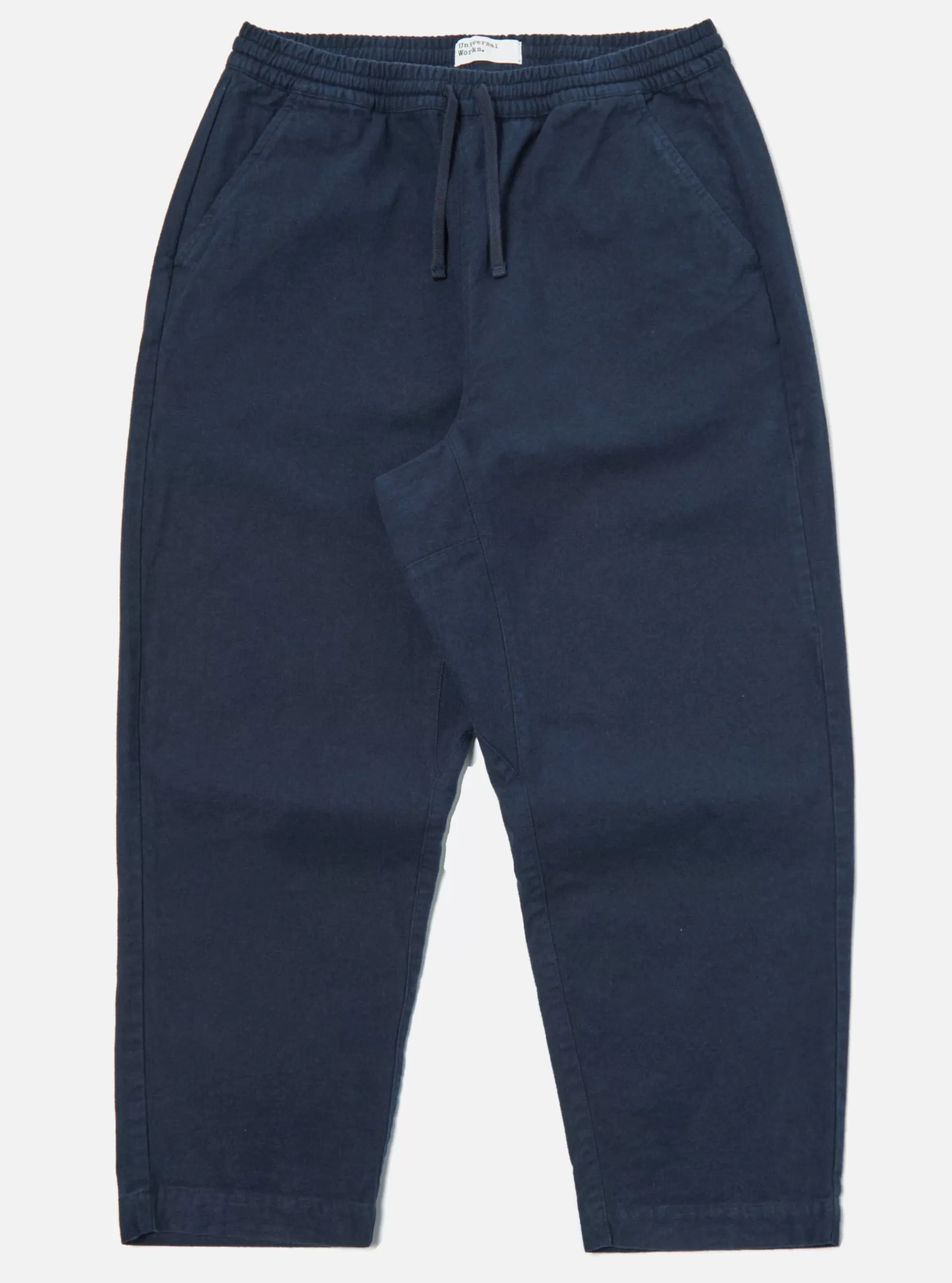 Suiting.^Universal Works Braga Pant In Navy Nebraska Cotton