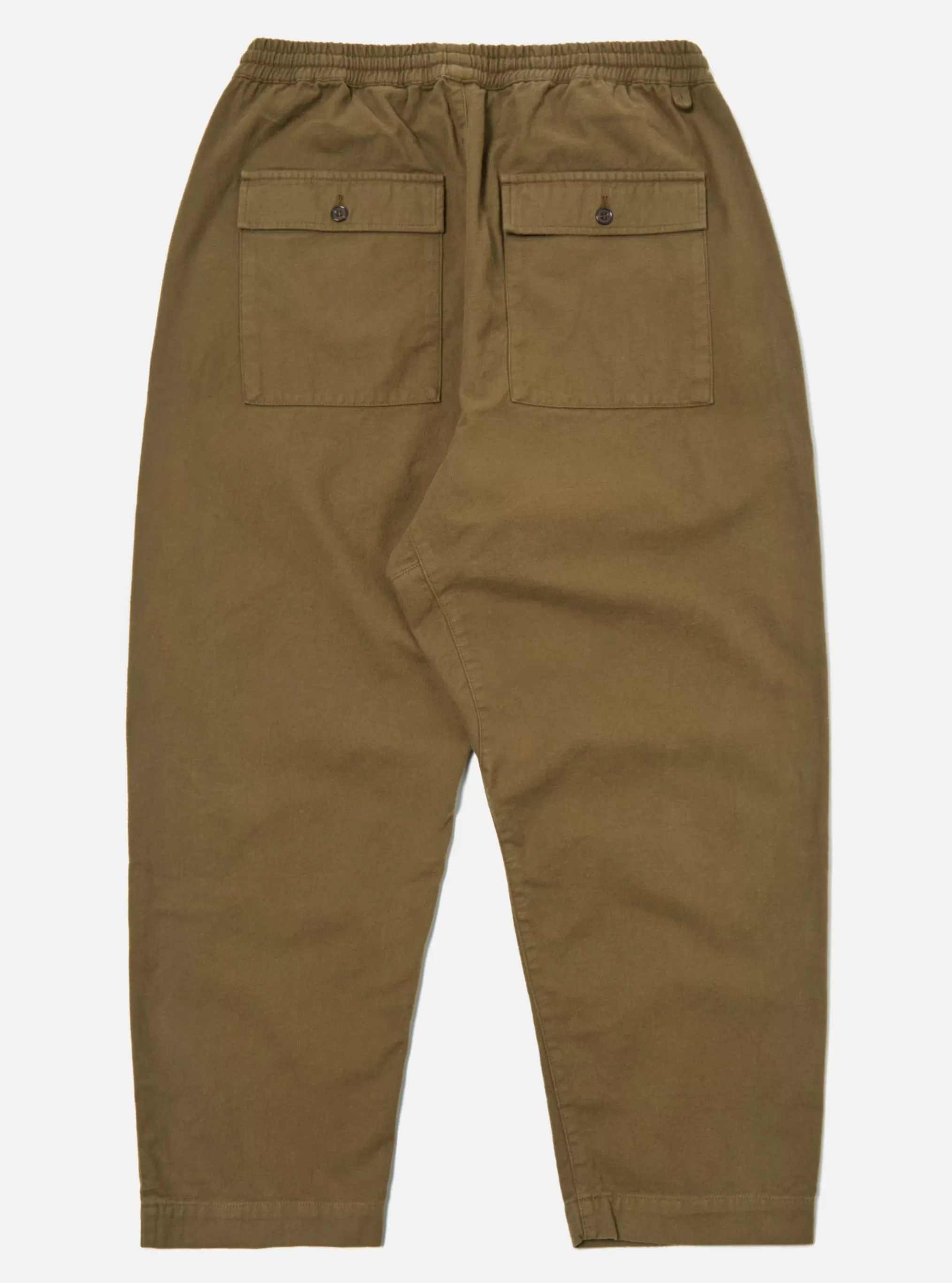 Suiting.^Universal Works Braga Pant In Olive Nebraska Cotton