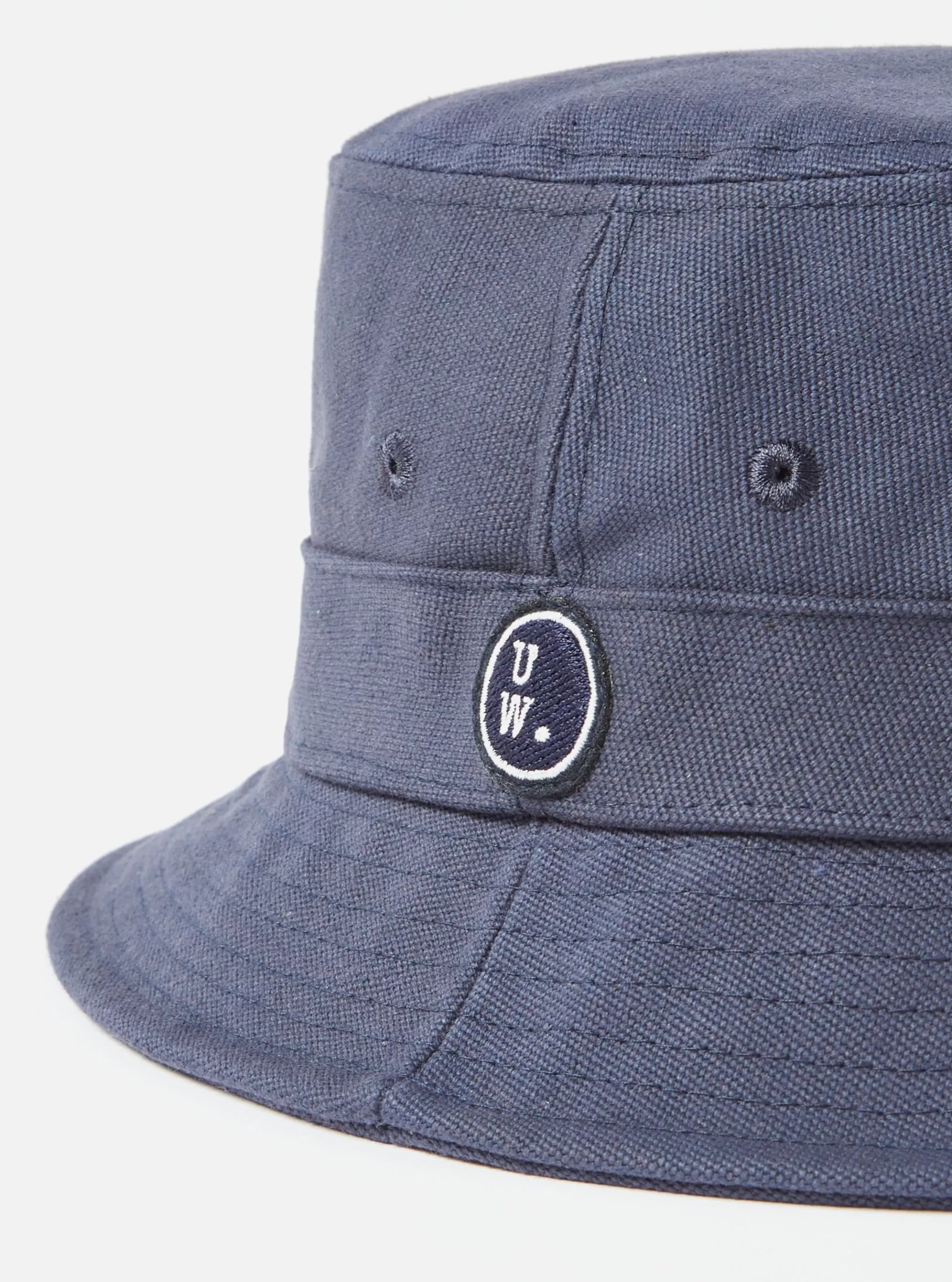 Accessories.^Universal Works Bucket Hat In Navy Canvas