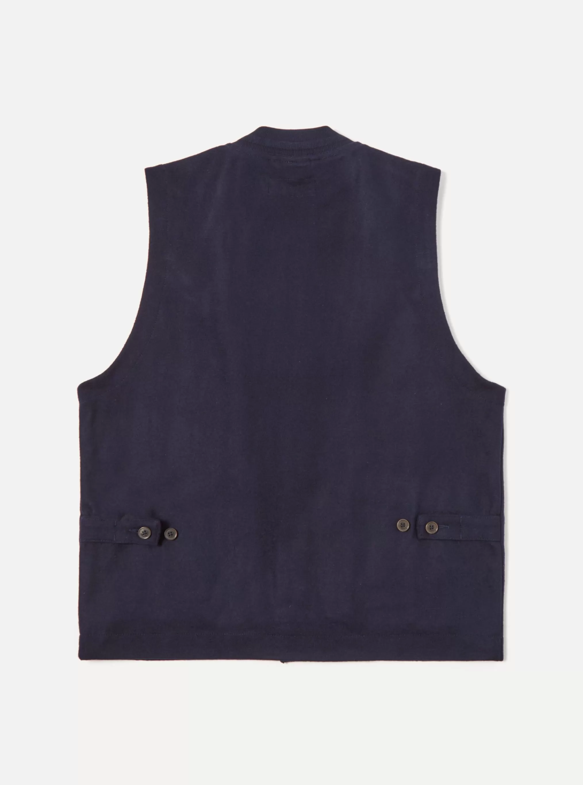 Waistcoats & Gilets.^Universal Works Chore Waistcoat In Navy Mowbray