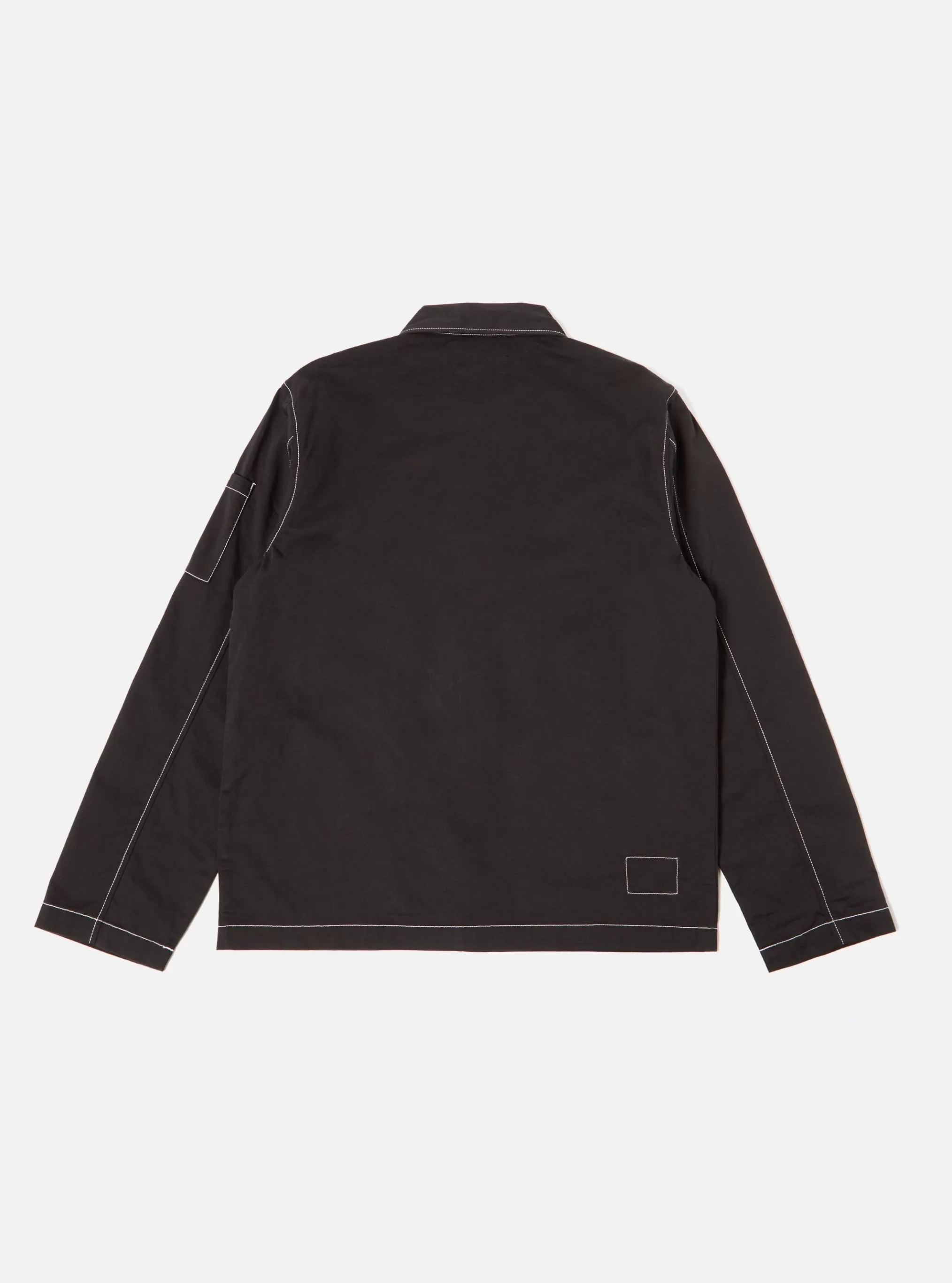 Jackets.^Universal Works Coverall Jacket In Black Twill