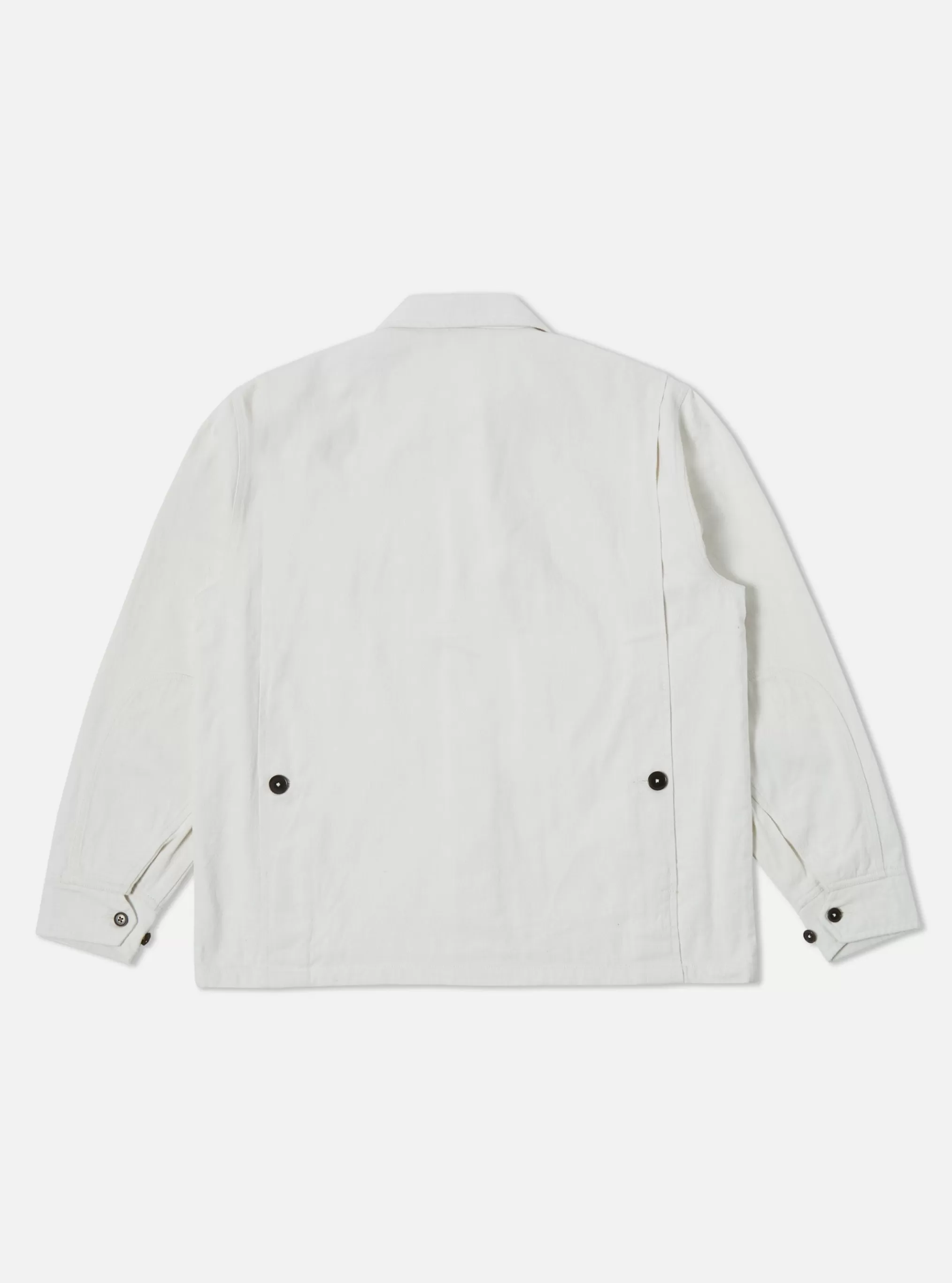 Jackets.^Universal Works Cruiser Jacket In White Winter Twill