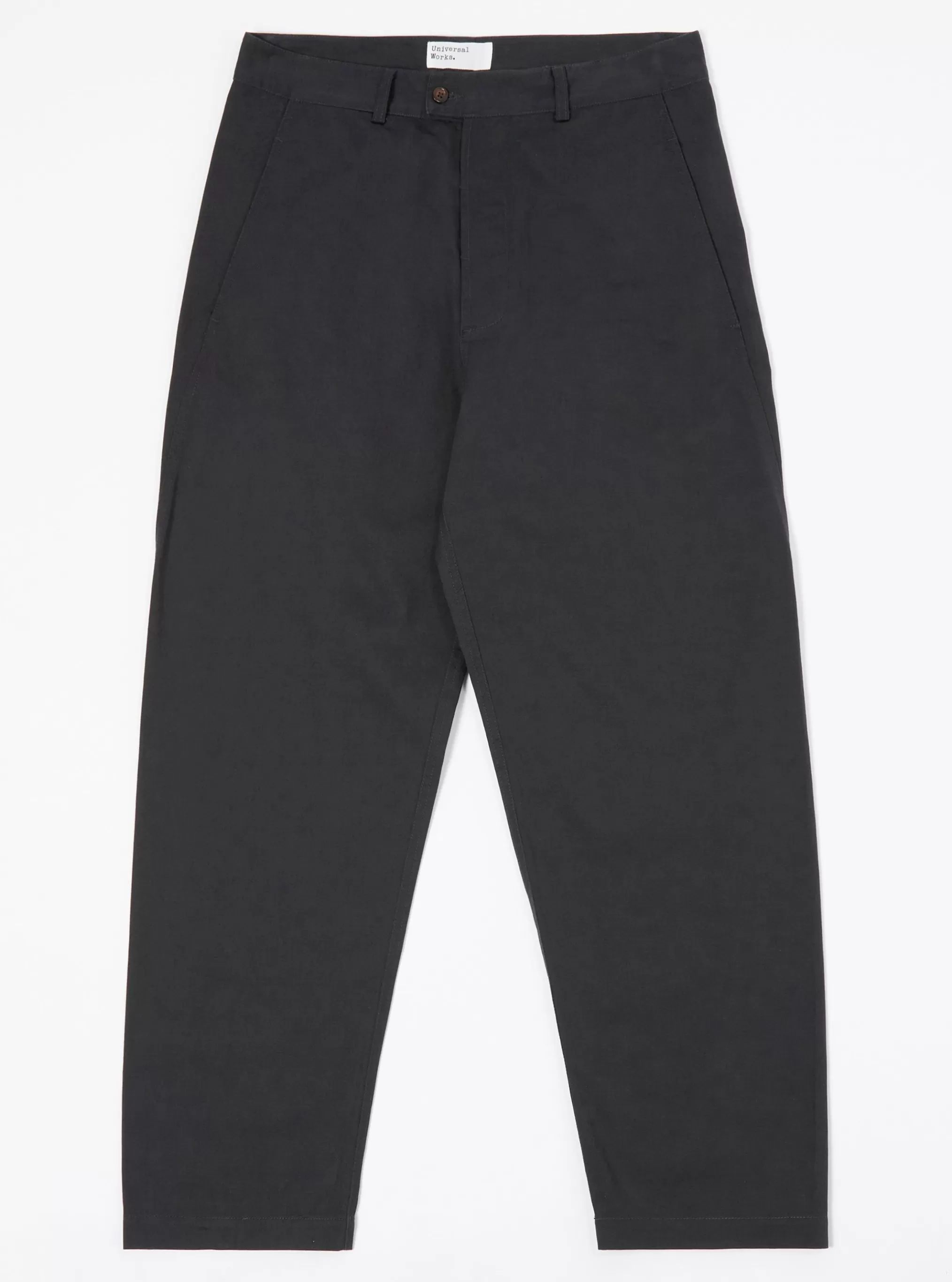 Suiting.^Universal Works Curved Pant In Black Twill