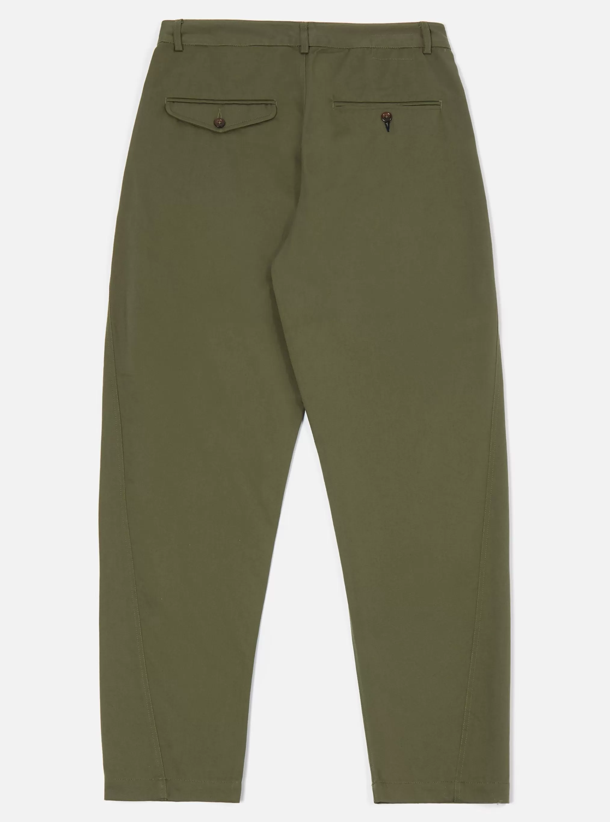 Suiting.^Universal Works Curved Pant In Light Olive Twill