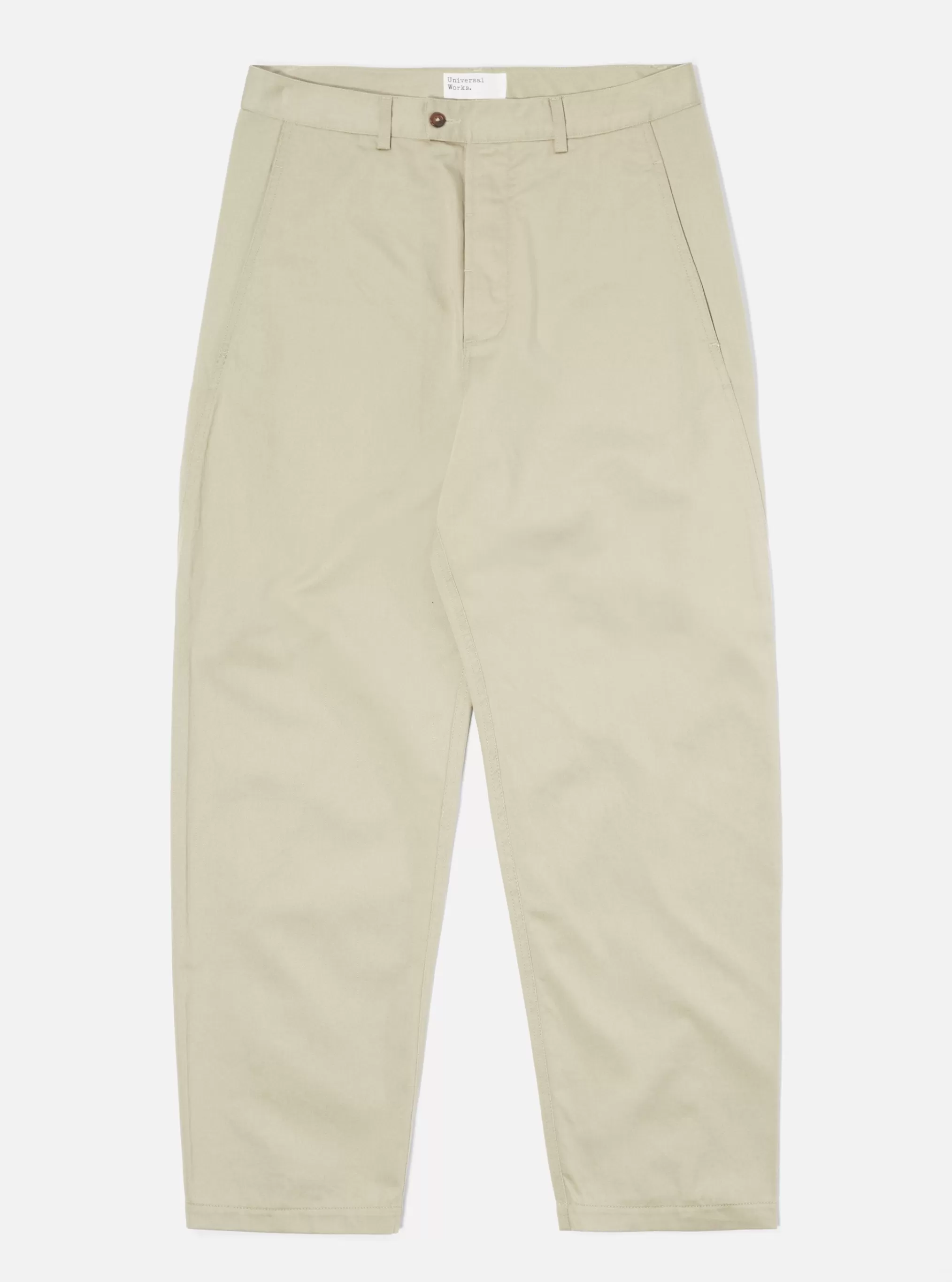 Trousers.^Universal Works Curved Pant In Stone Twill