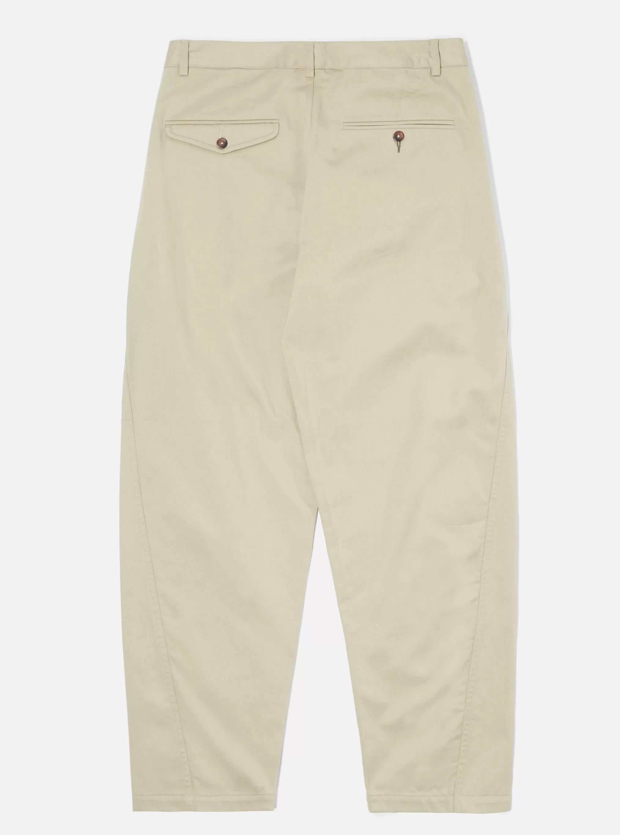 Trousers.^Universal Works Curved Pant In Stone Twill