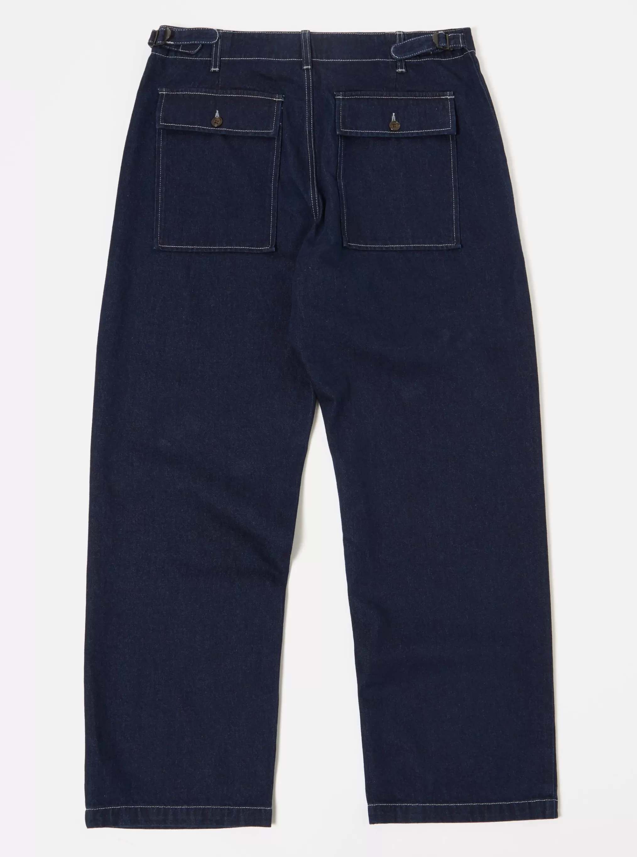 Trousers.^Universal Works Fatigue Pant In 11Oz Indigo Denim