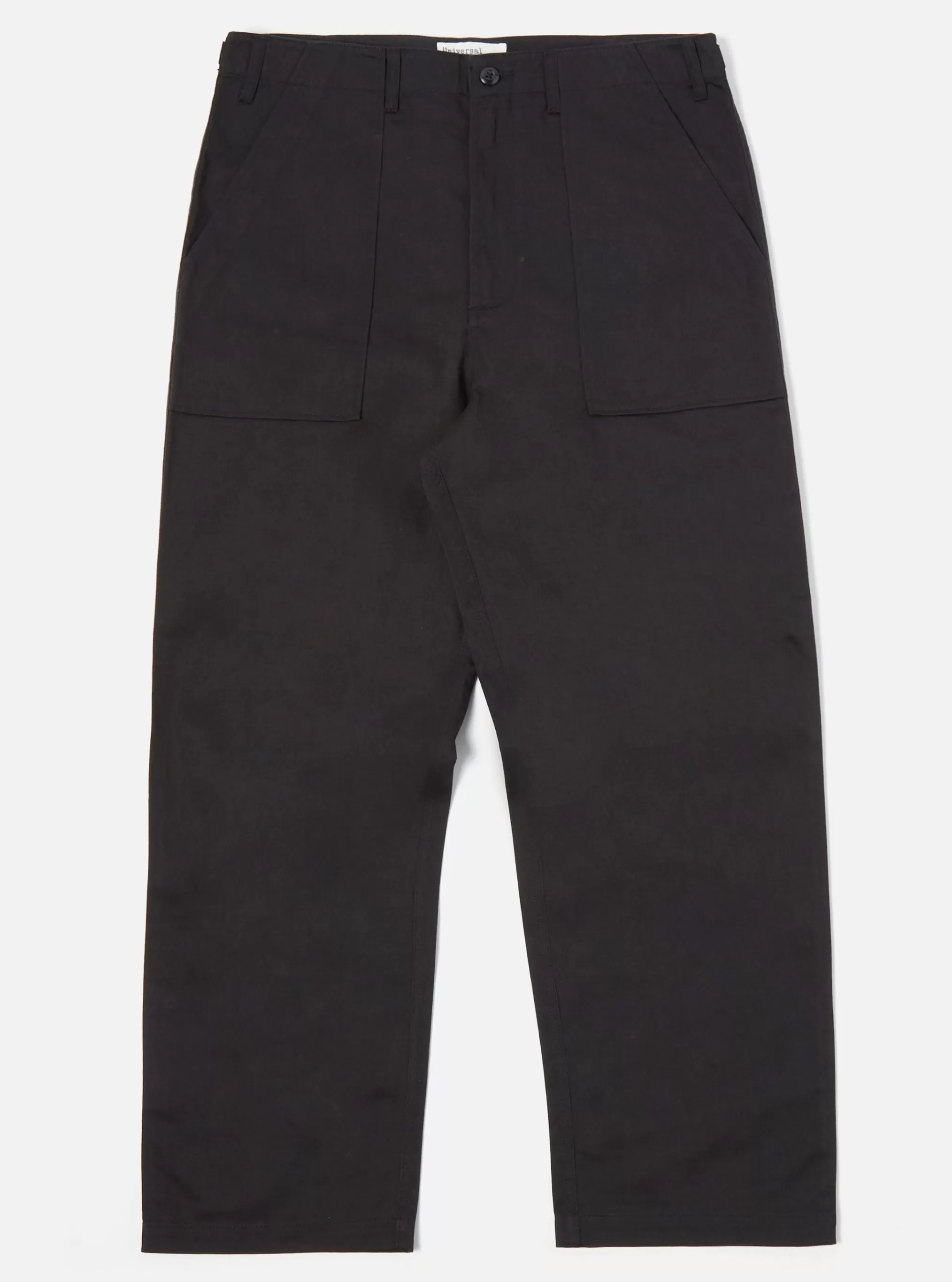 Trousers.^Universal Works Fatigue Pant In Black Twill