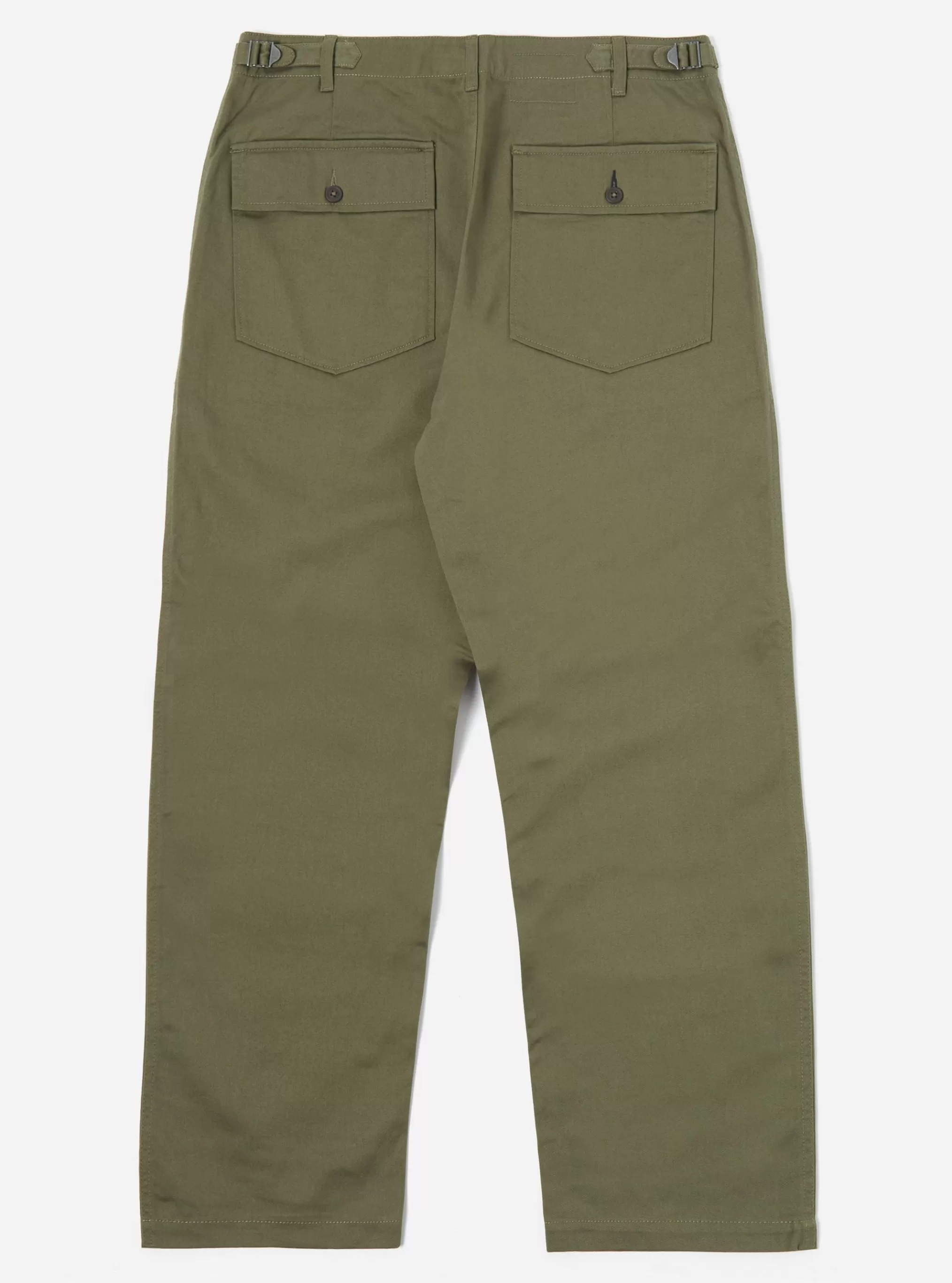 Trousers.^Universal Works Fatigue Pant In Light Olive Twill