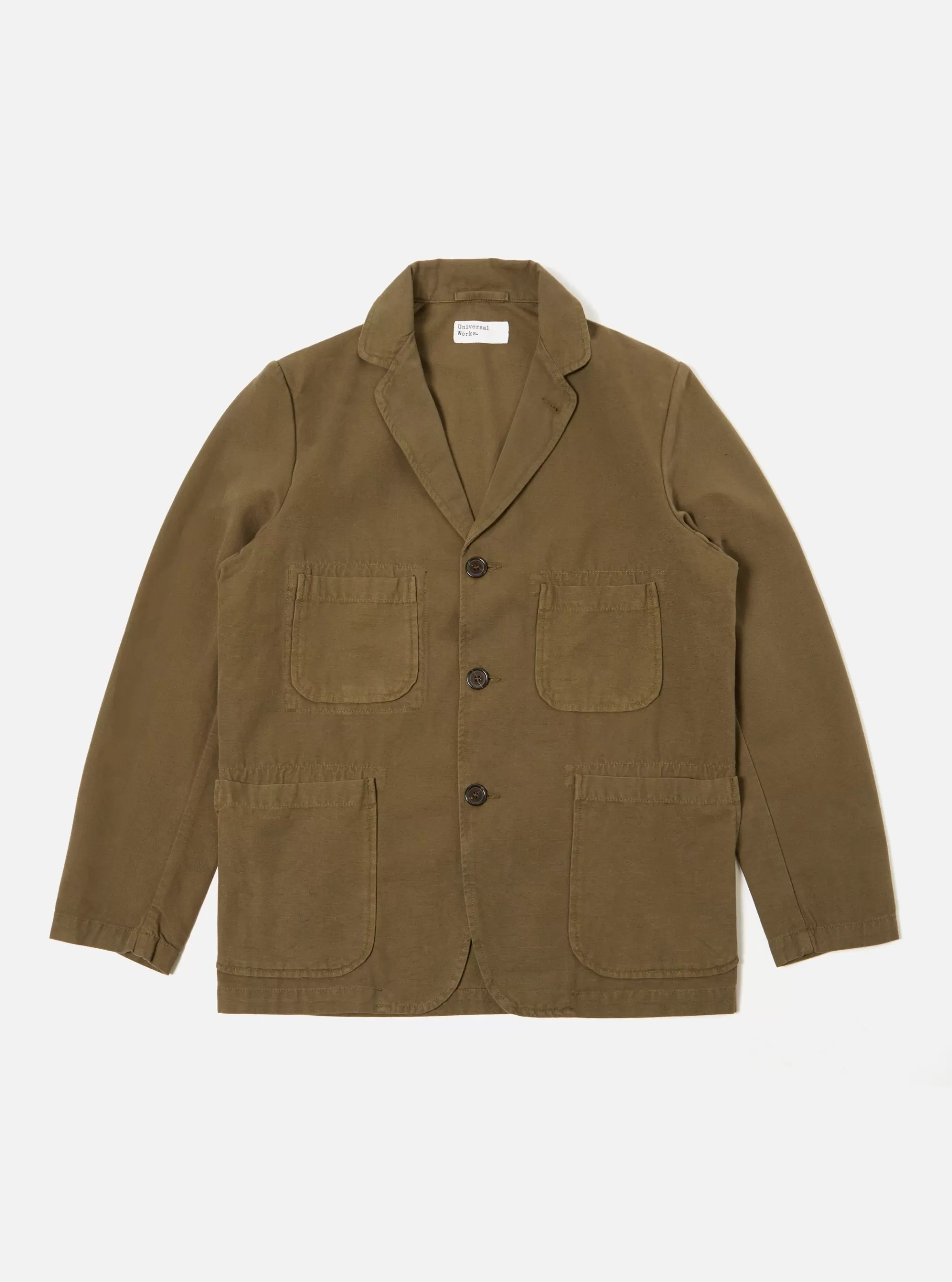 Jackets.^Universal Works Five Pocket Jacket In Olive Canvas