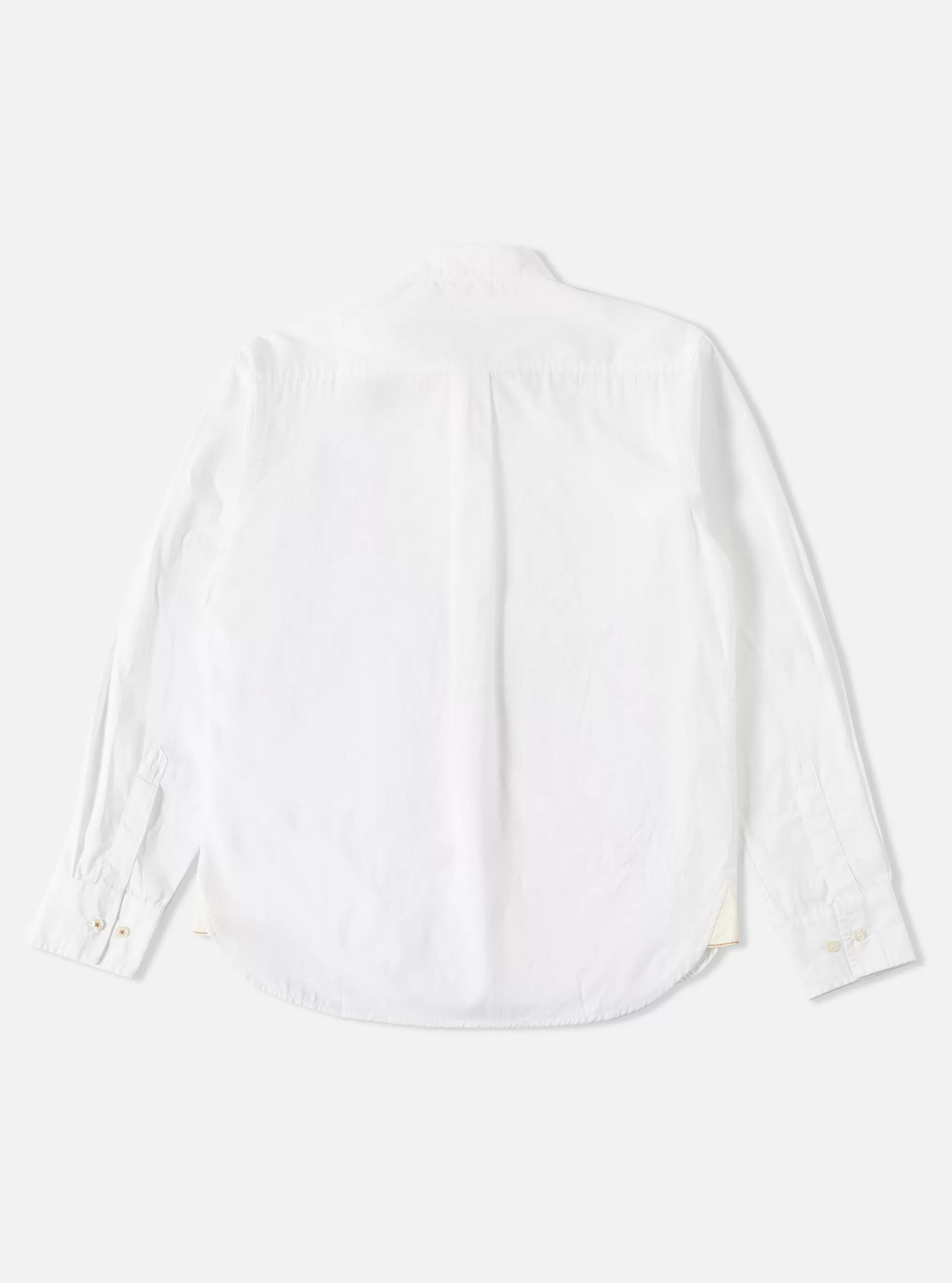 Shirts.^Universal Works Frill Shirt In White Poplin