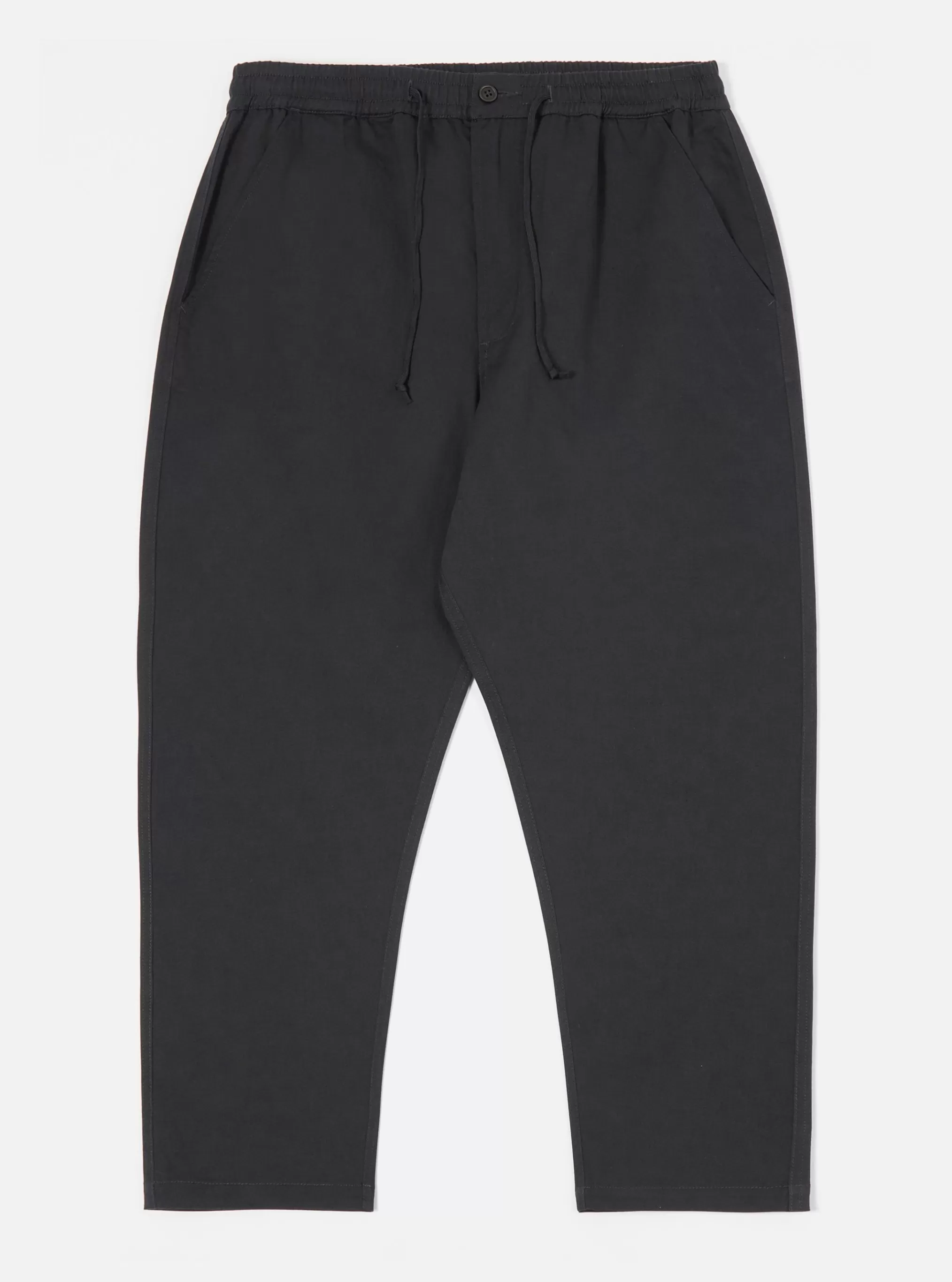 Trousers.^Universal Works Hi Water Trouser In Black Twill