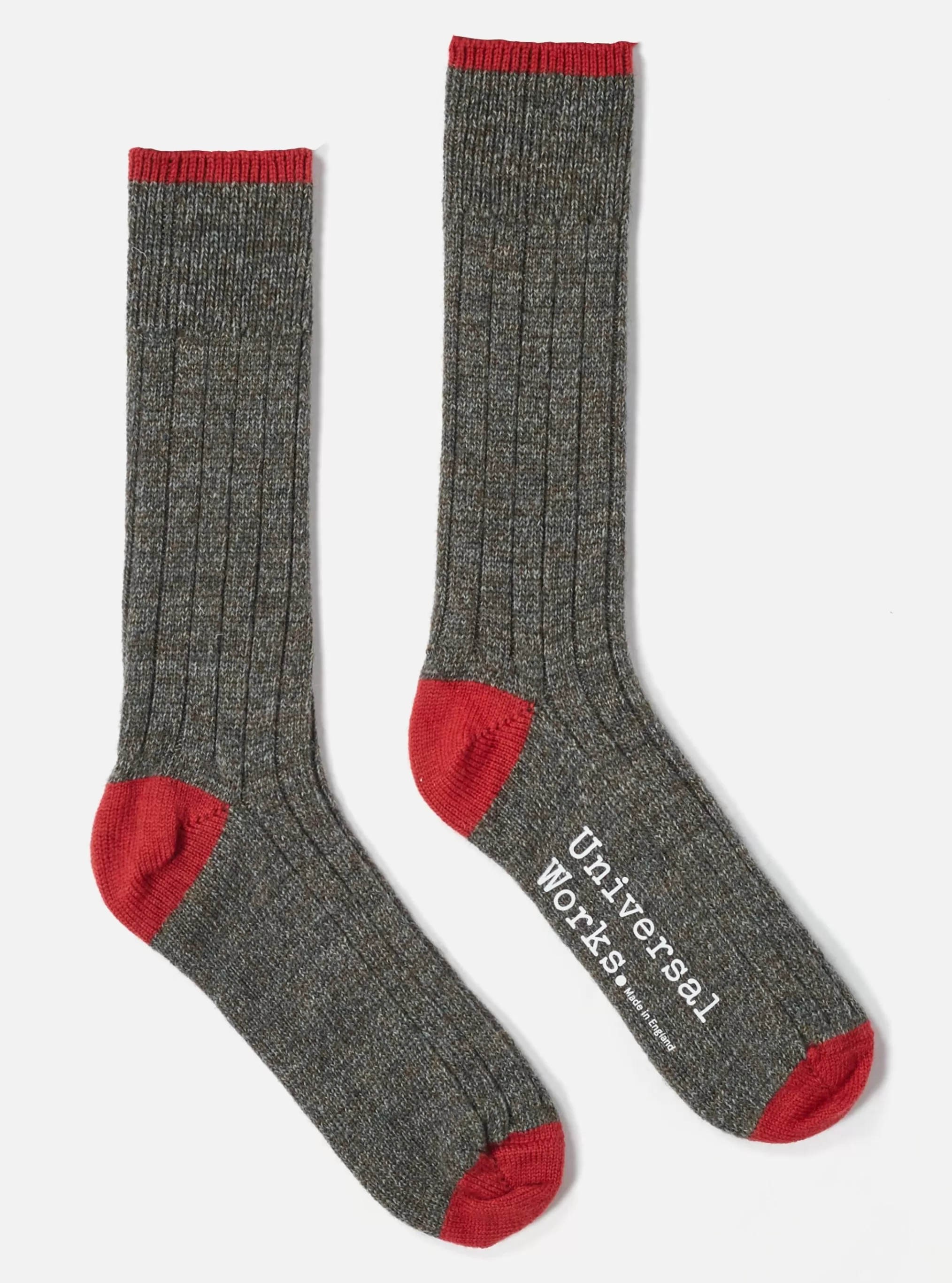 Underwear & Socks.^Universal Works Hike Sock In Derby Wool