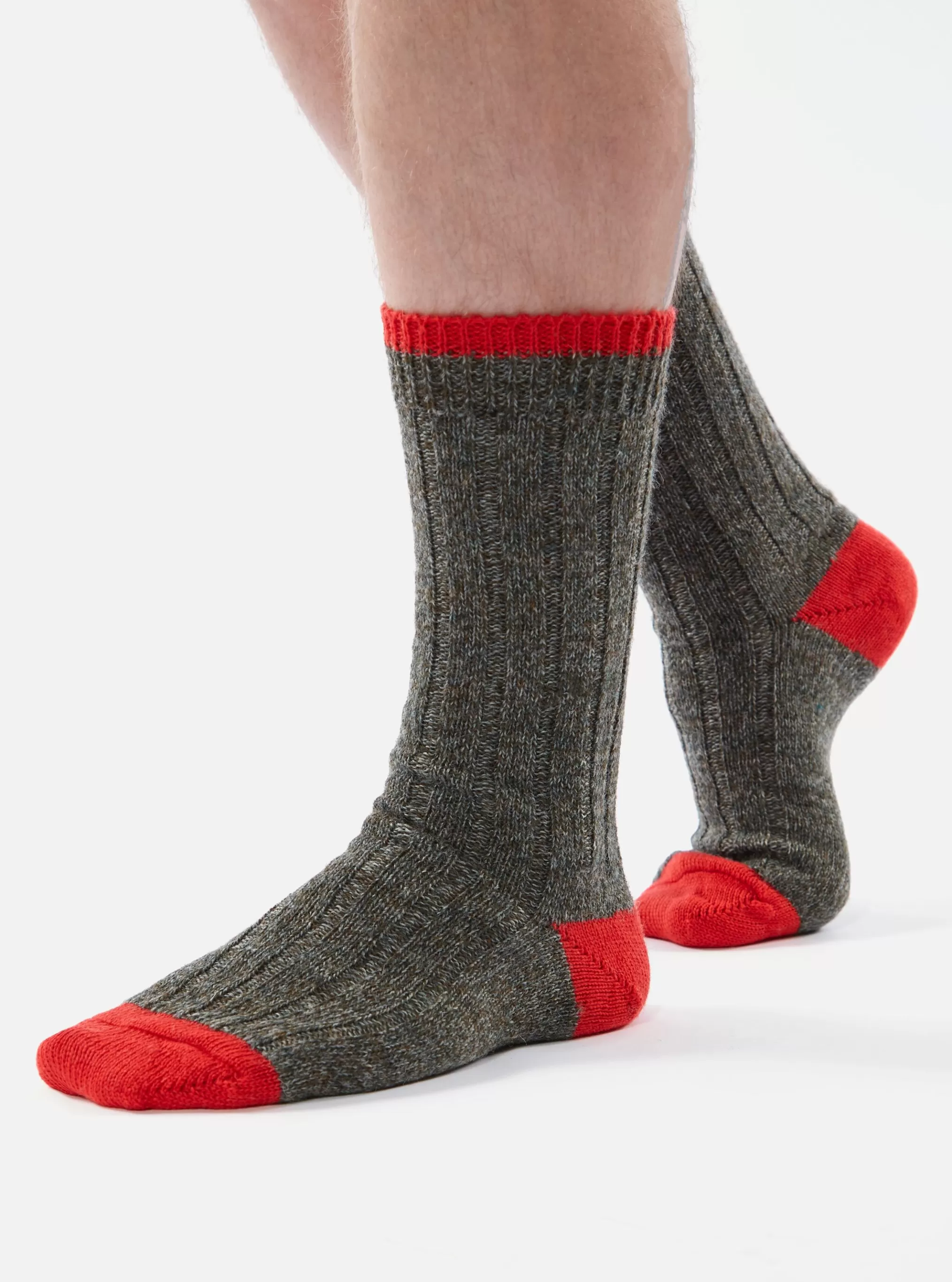 Underwear & Socks.^Universal Works Hike Sock In Derby Wool