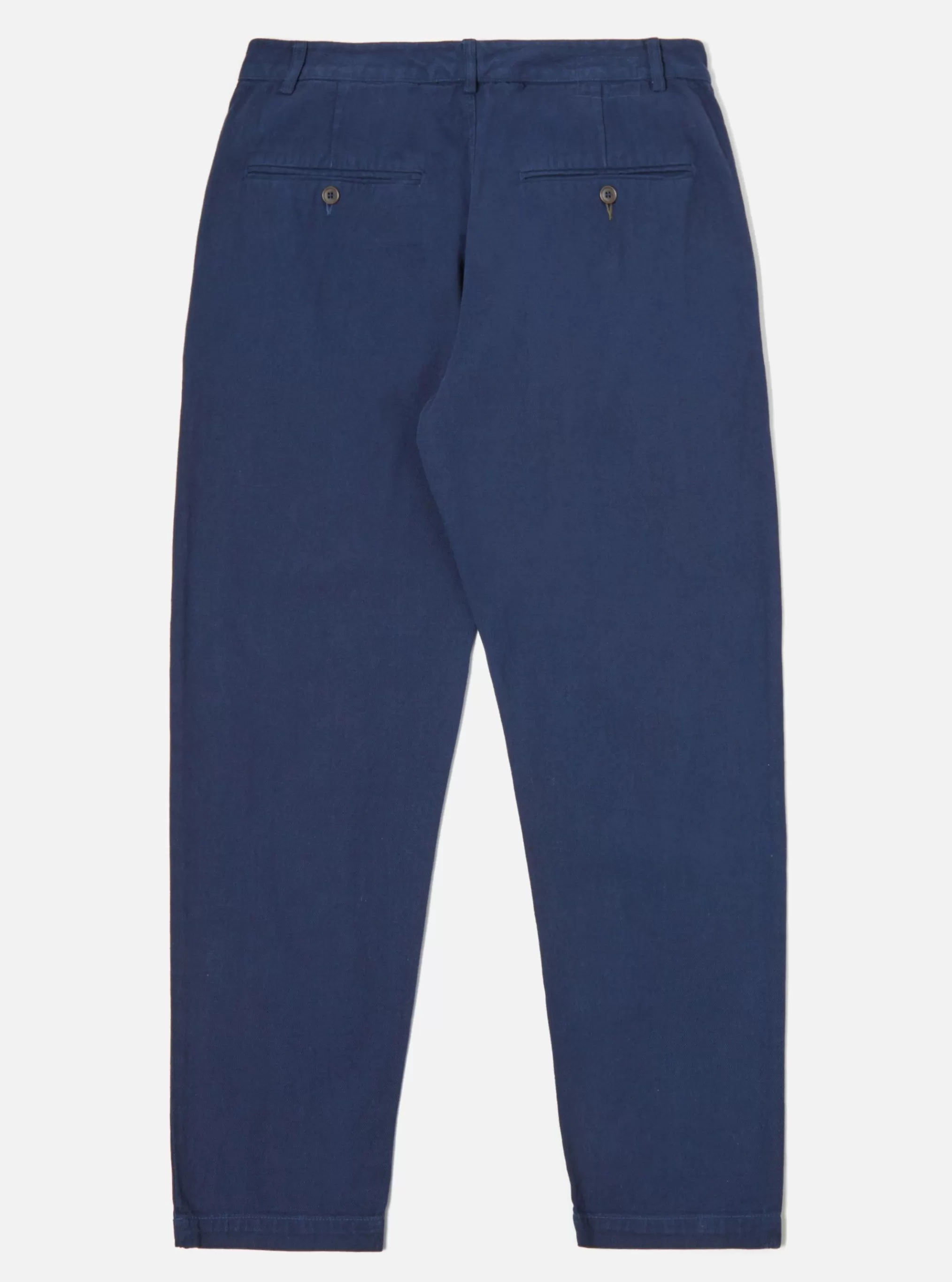 Trousers.^Universal Works Military Chino In Indigo Soft Twill