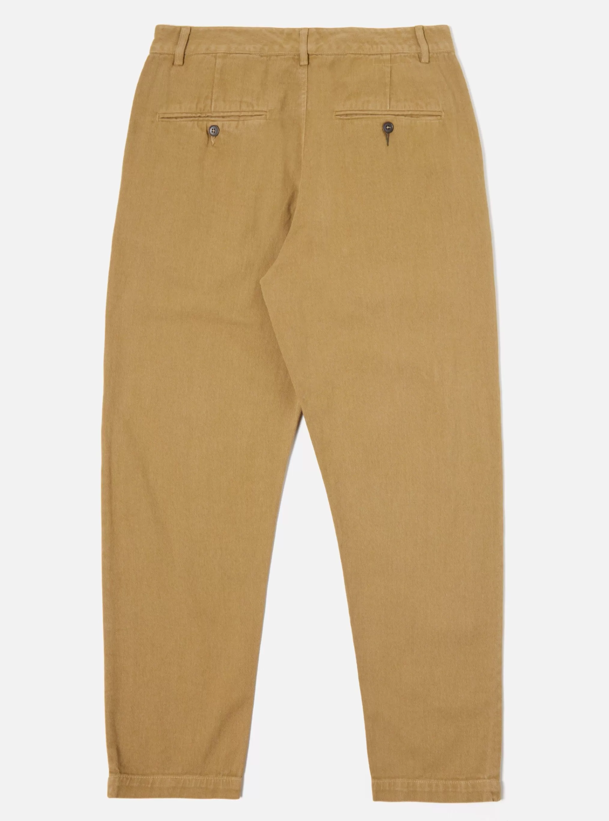 Trousers.^Universal Works Military Chino In Sand Soft Twill