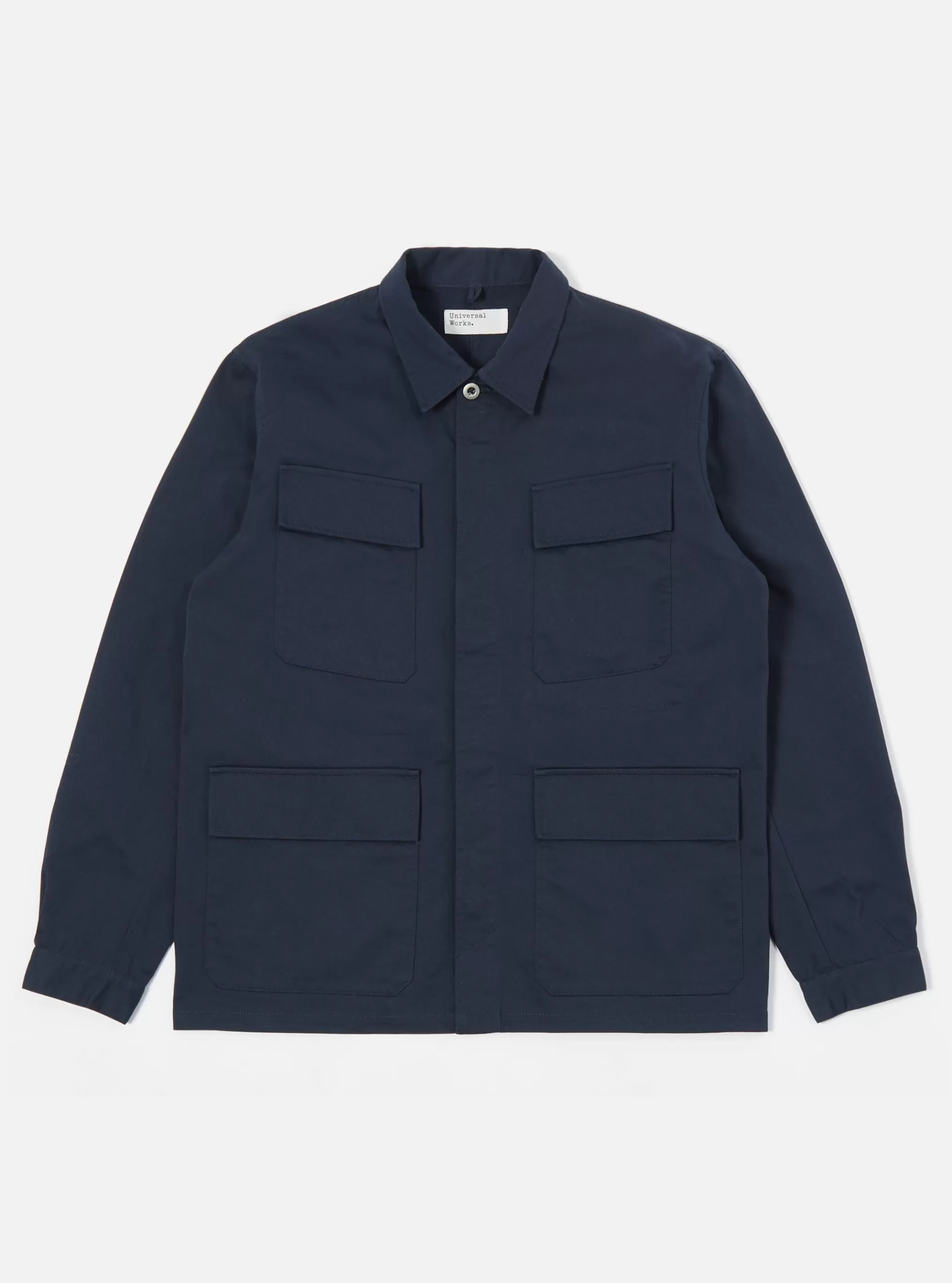 Jackets.^Universal Works Mw Fatigue Jacket In Navy Twill