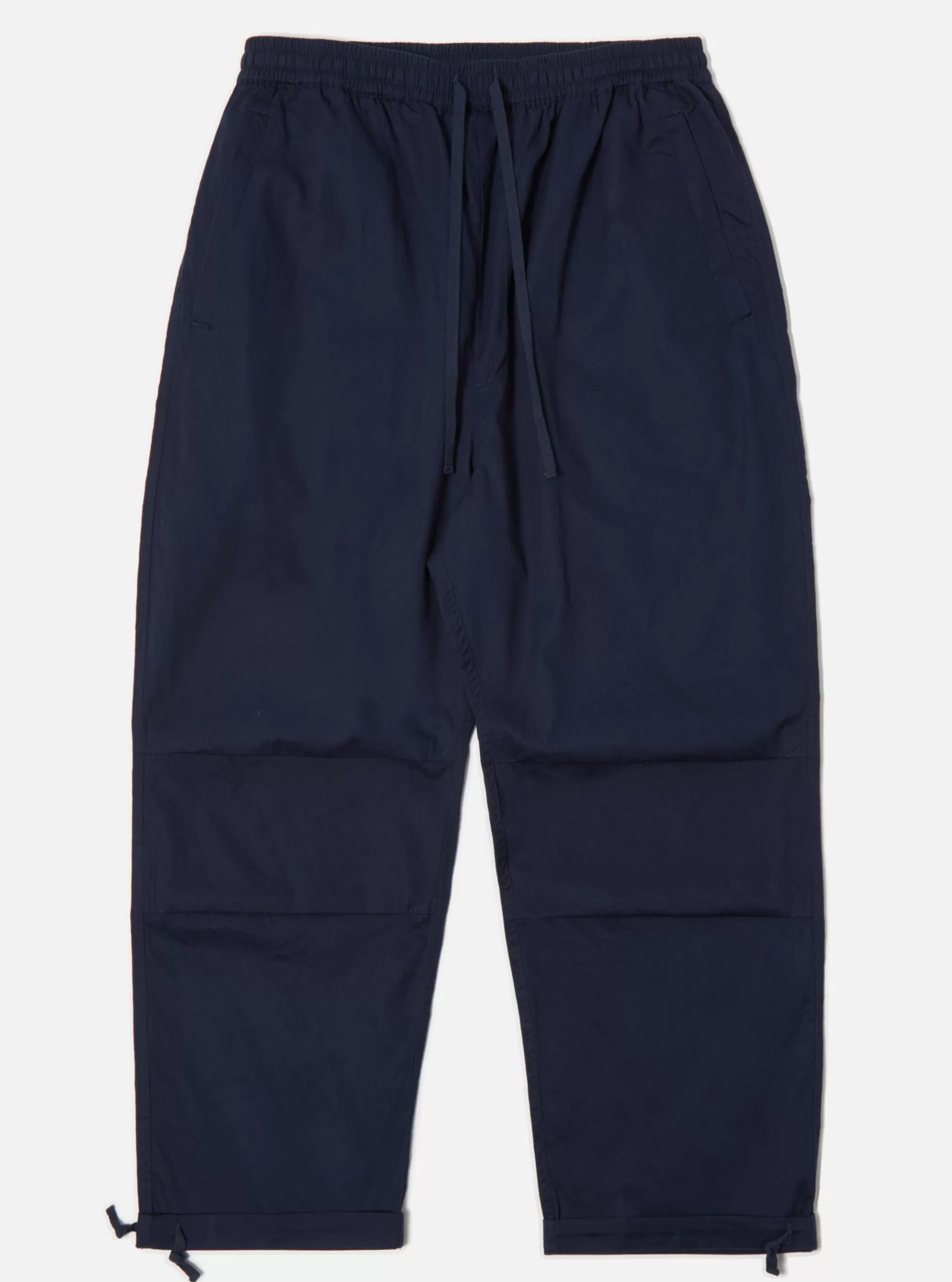 Trousers.^Universal Works Parachute Pant In Navy Fine Twill