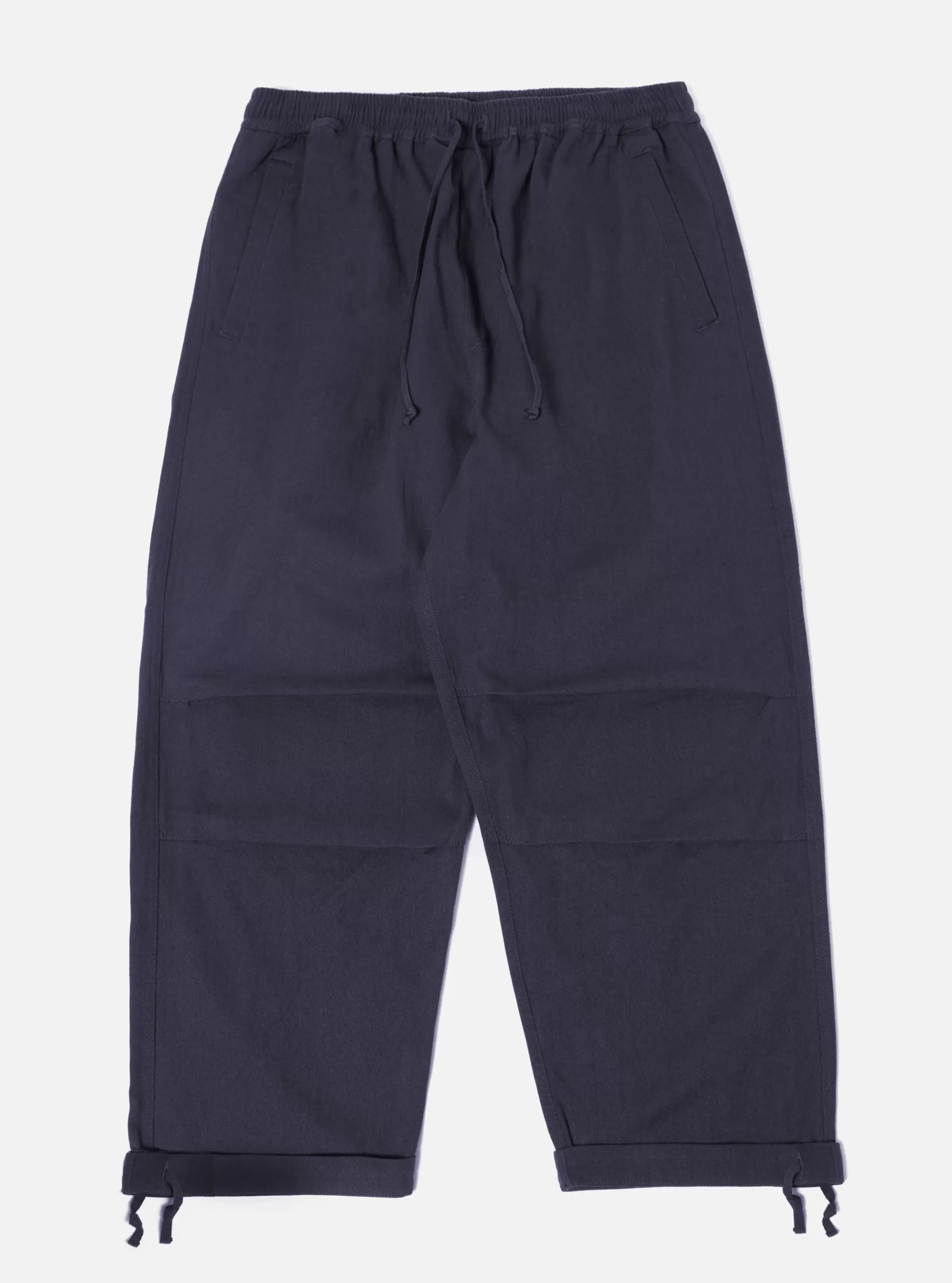 Trousers.^Universal Works Parachute Pant In Navy Winter Twill