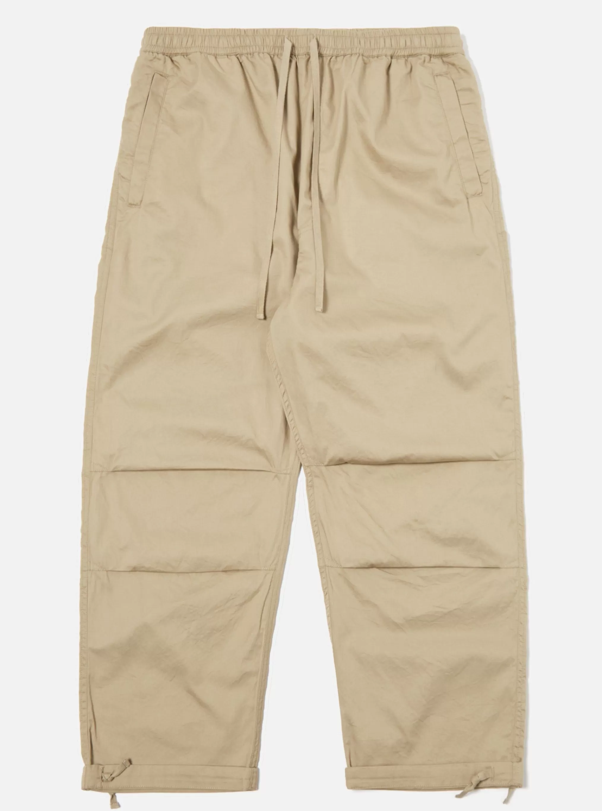 Trousers.^Universal Works Parachute Pant In Stone Fine Twill