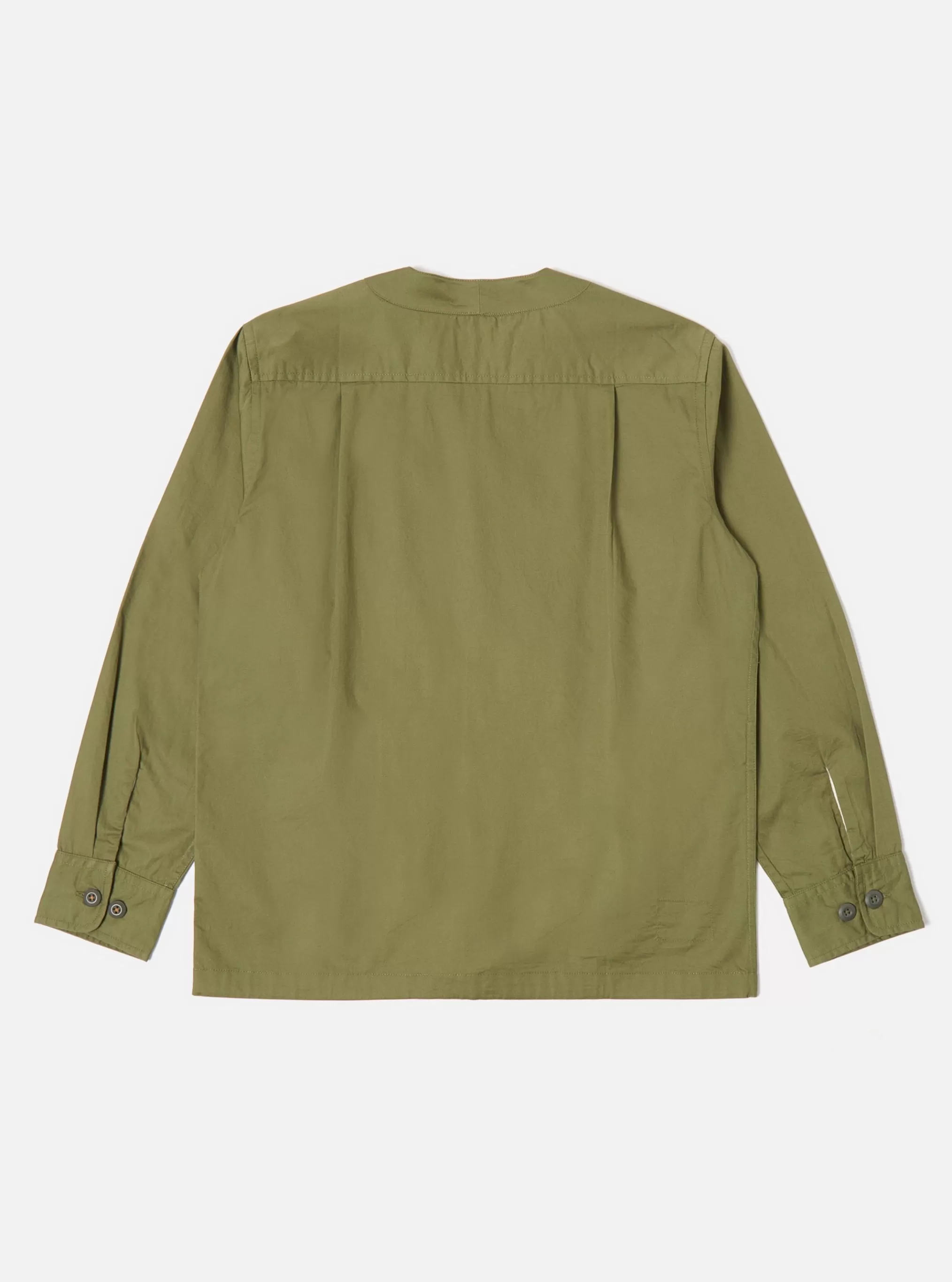 Overshirts.^Universal Works Parachute Shirt In Olive Fine Twill