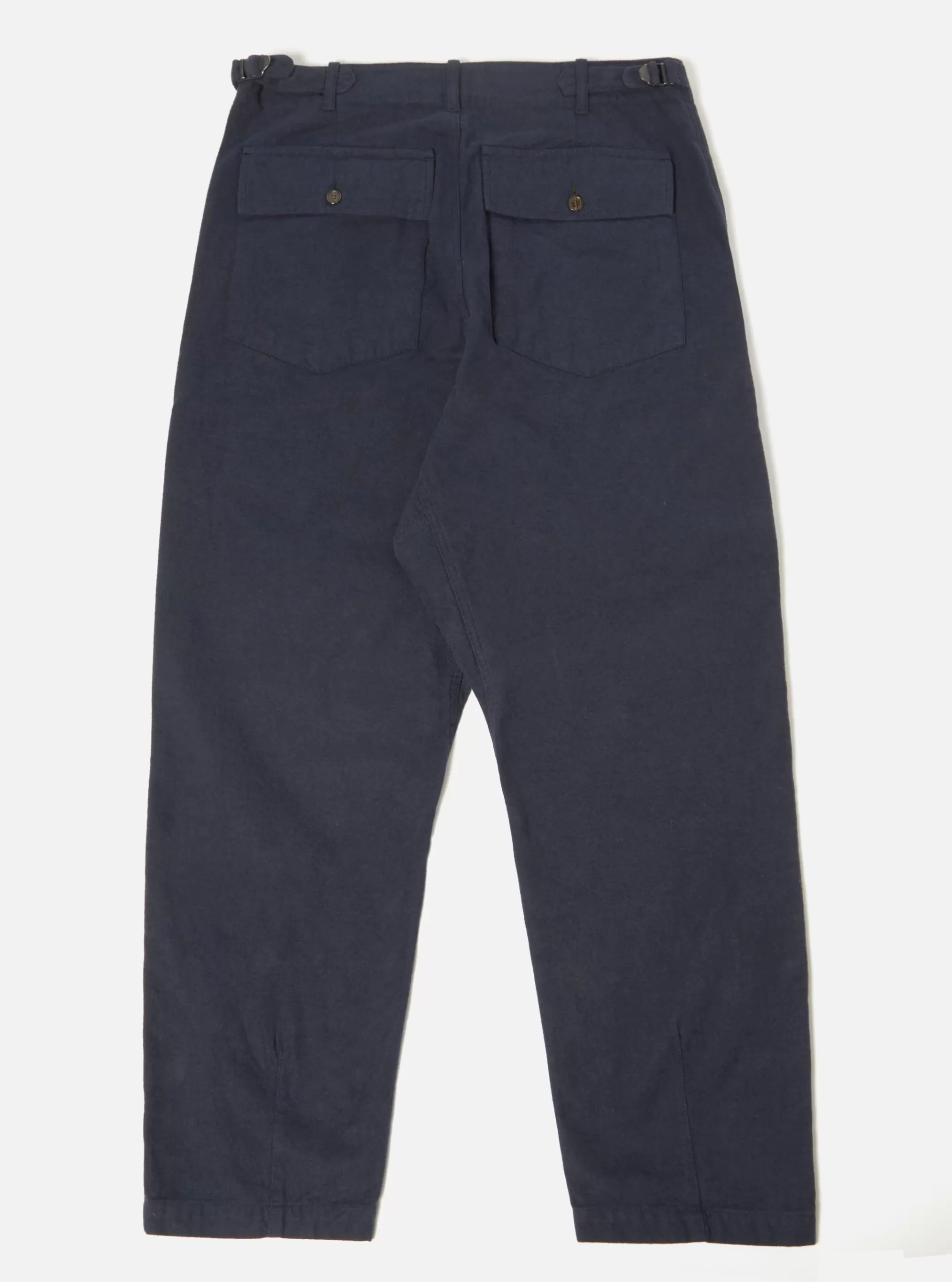 Trousers.^Universal Works Peacenik Pant In Navy Nebraska Cotton