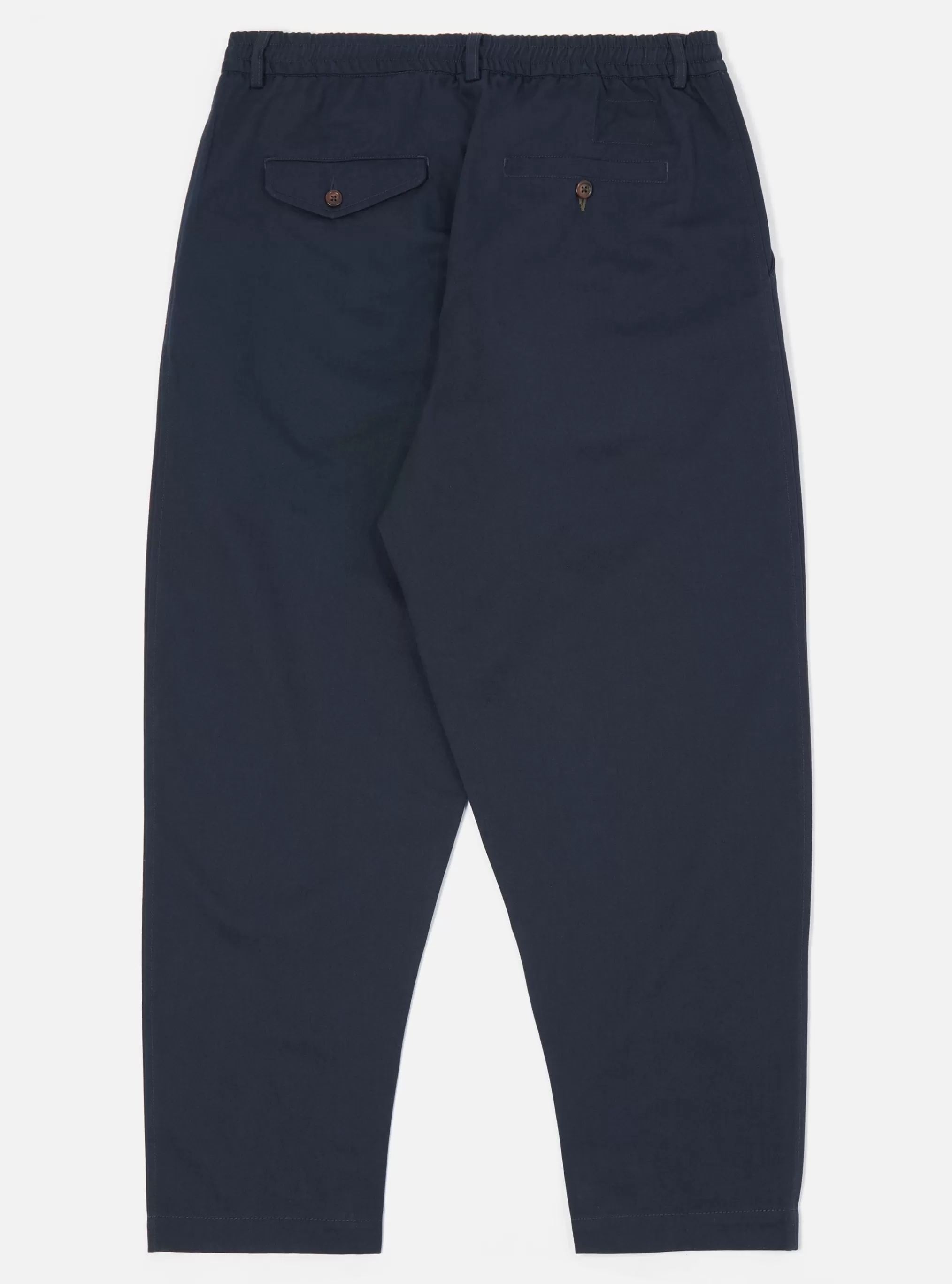 Suiting.^Universal Works Pleated Track Pant In Navy Twill