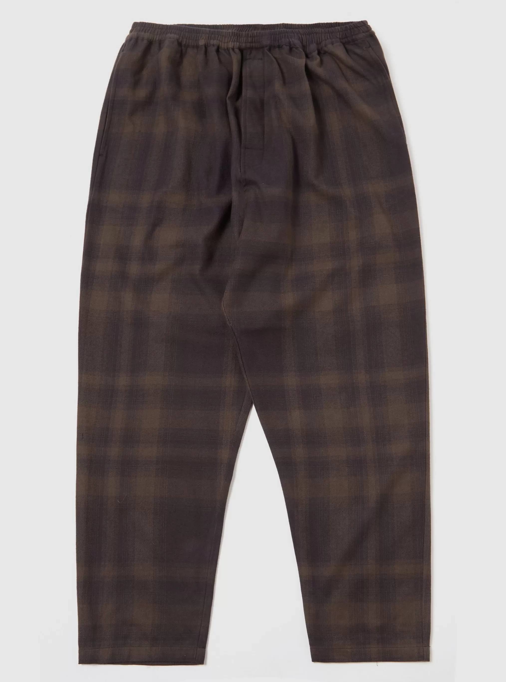 Nightwear.^Universal Works Pyjama In Charcoal Shadow Check