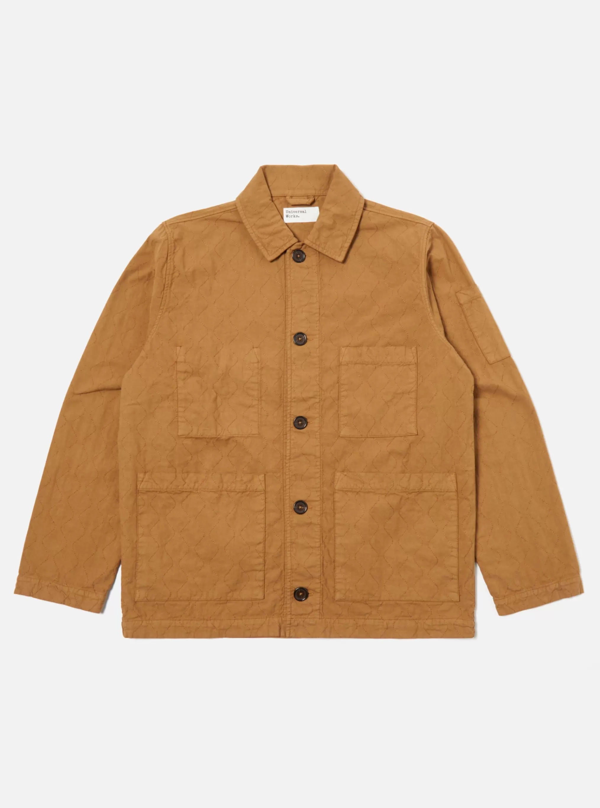 Jackets.^Universal Works Quilted Coverall Jacket In Cumin Cotton