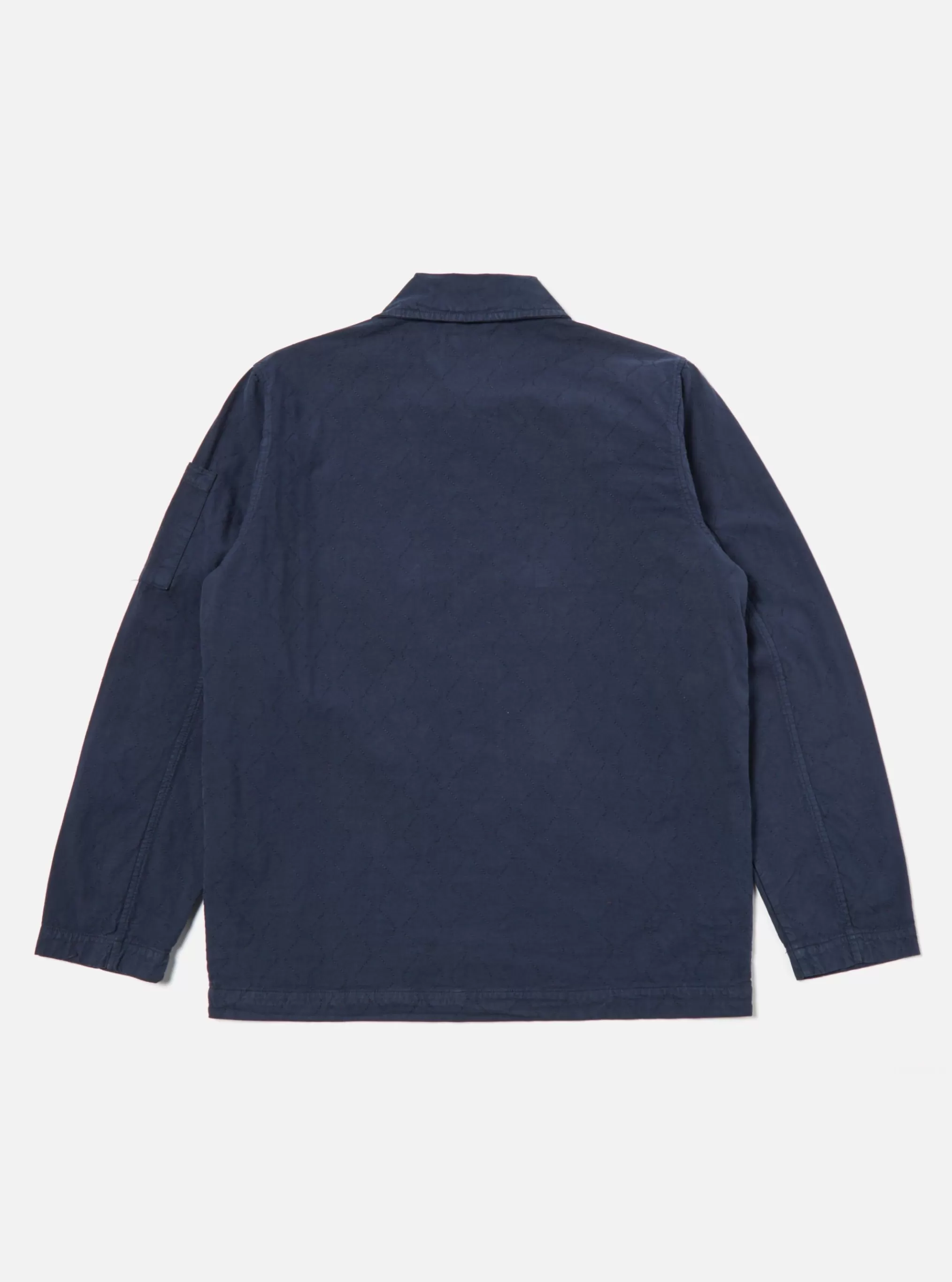 Jackets.^Universal Works Quilted Coverall Jacket In Navy Cotton