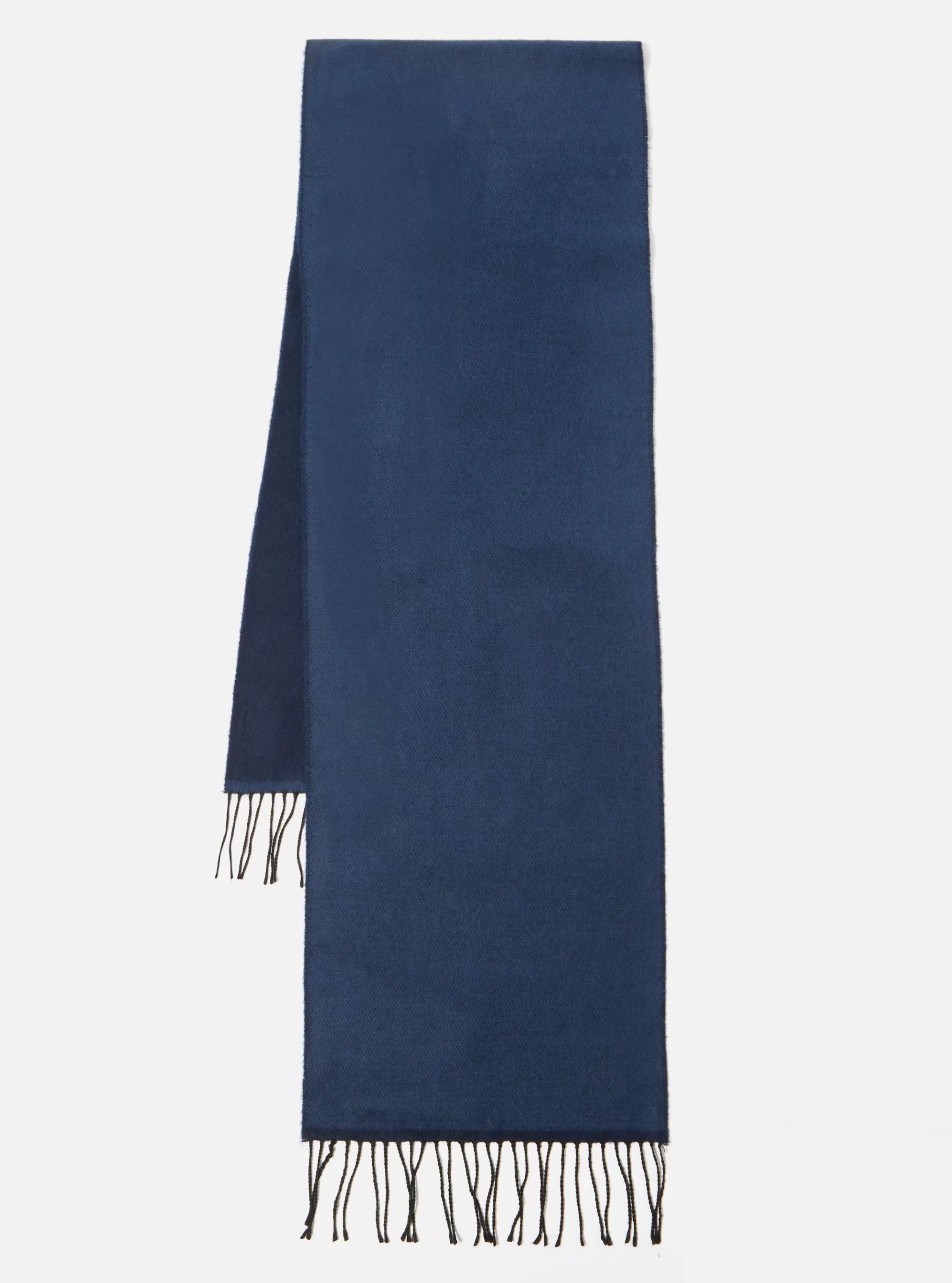 Accessories.^Universal Works Scarf In Navy/Blue Double Sided