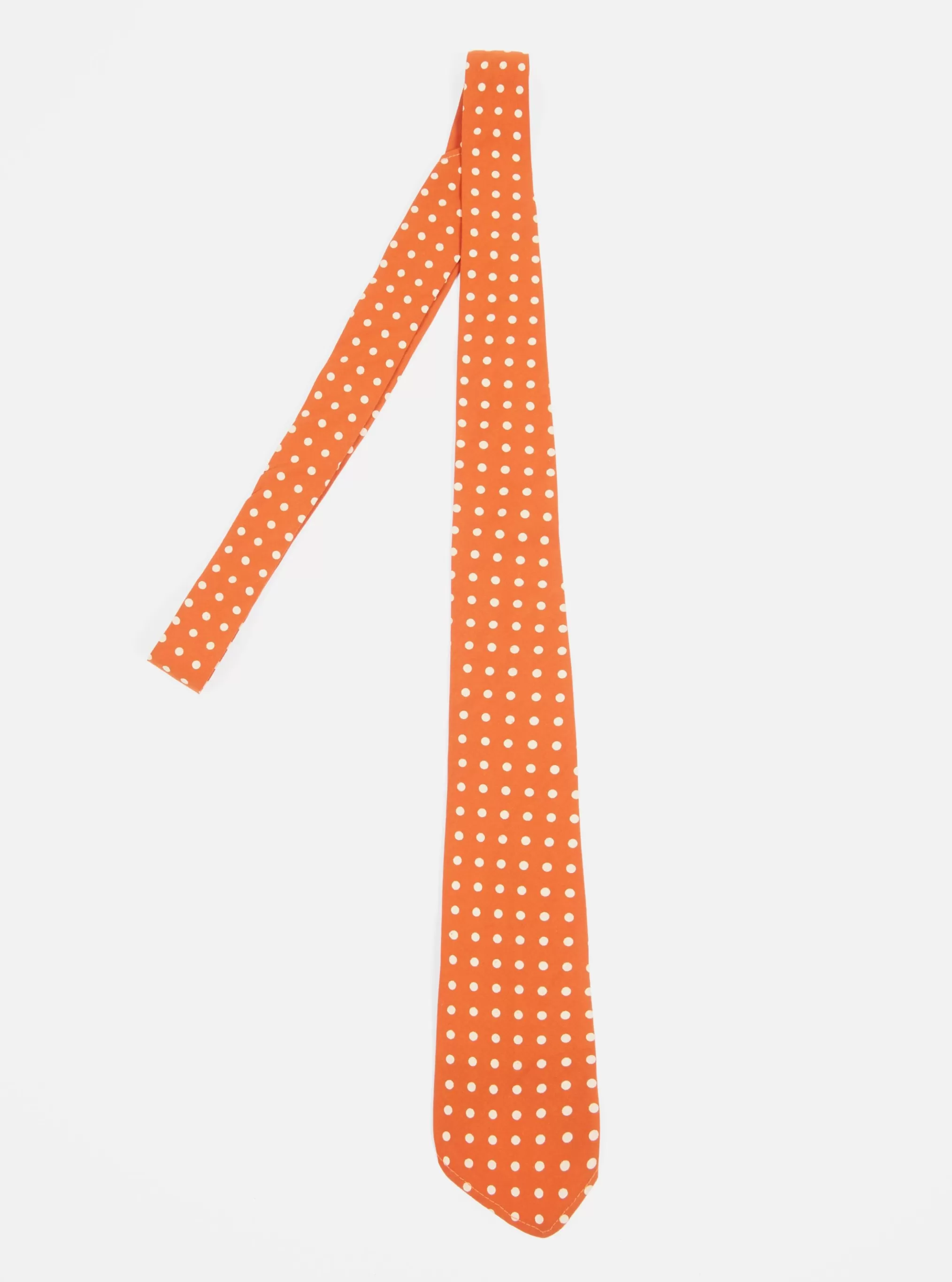 Suiting.^Universal Works Tie In Orange Dot Print