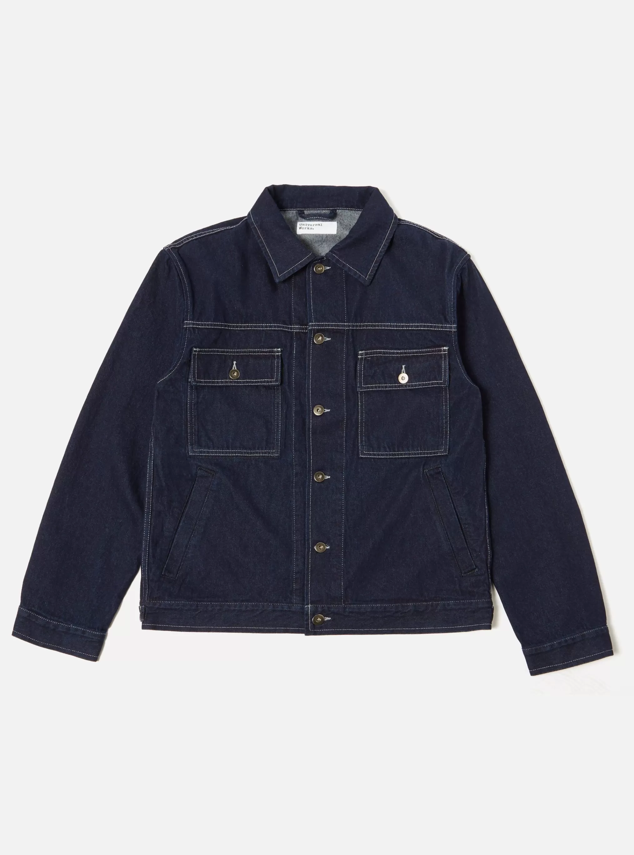 Jackets.^Universal Works Trucker Jacket In 11Oz Indigo Denim